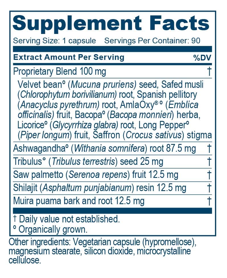 Ayush Herbs Ayu-Test Ingredients 