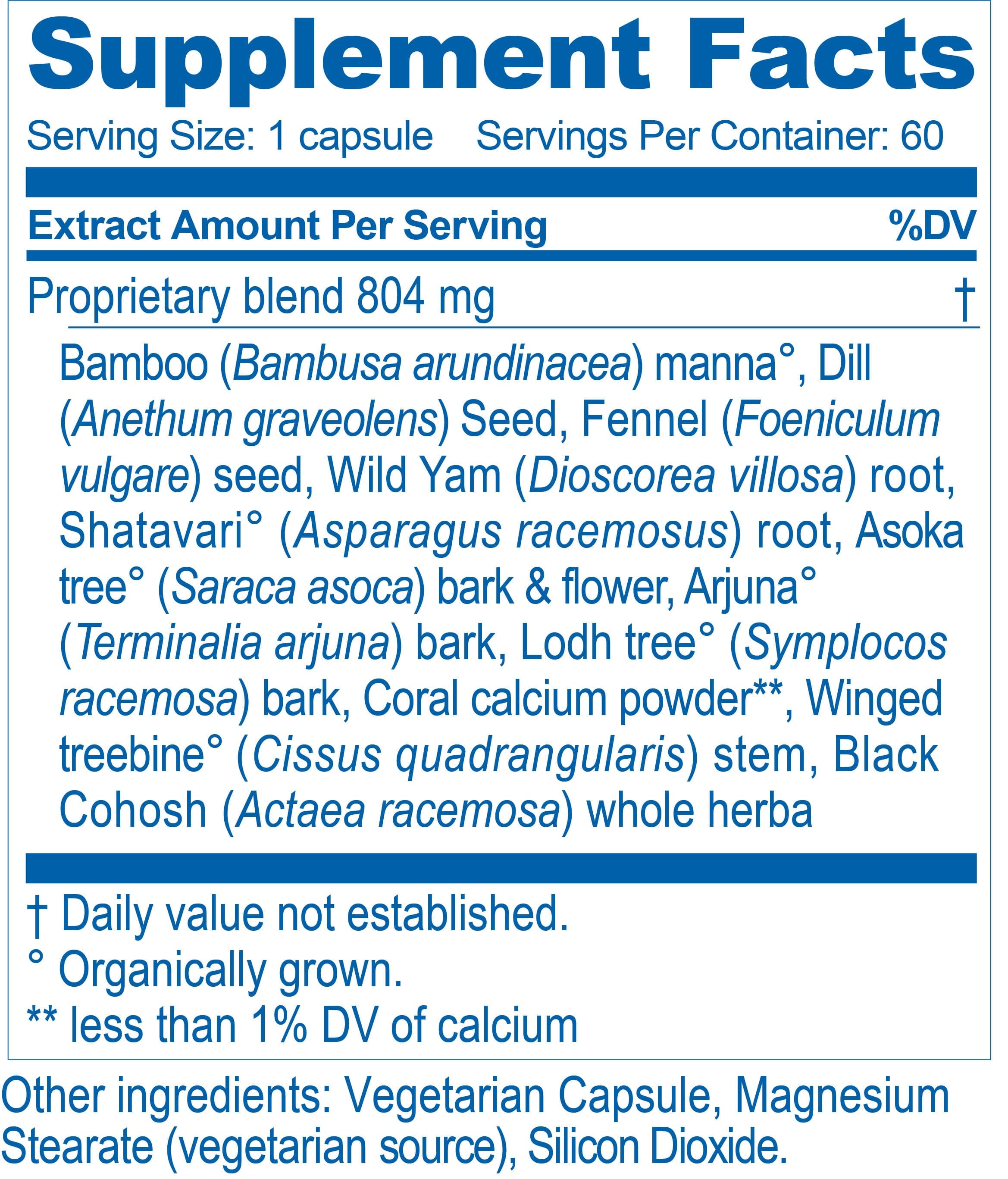 Ayush Herbs Eleg Fem Ingredients