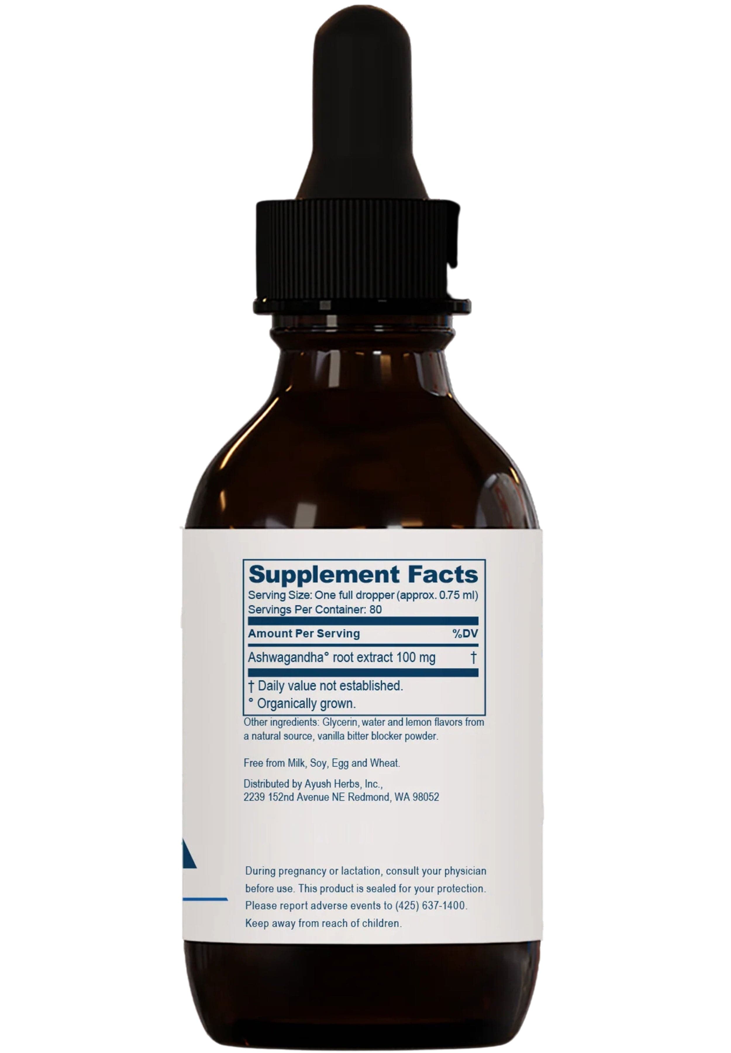 Ayush Herbs Kids Ashwagandha Drops Ingredients