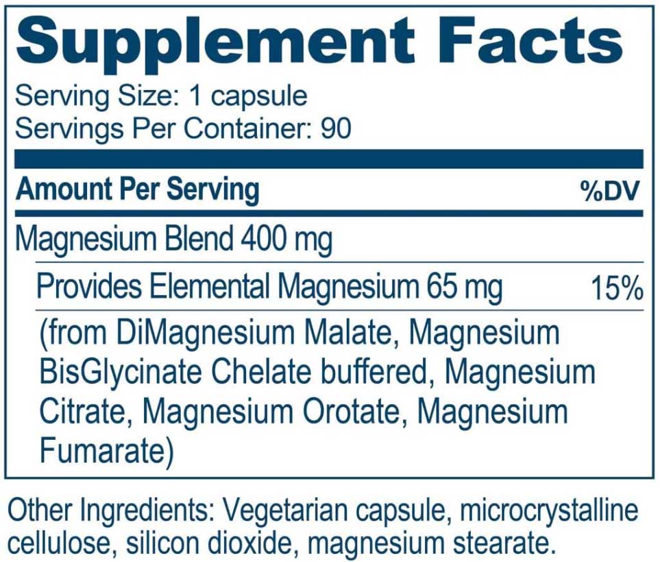 Ayush Herbs SupraMag Ingredients