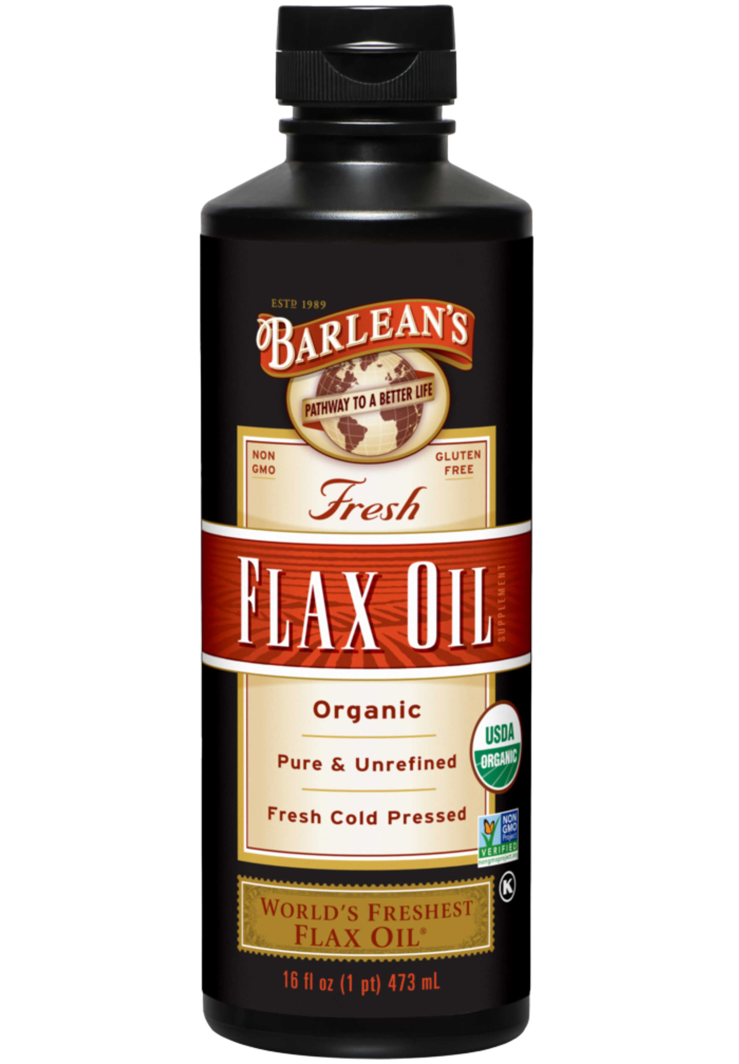 Barlean's Organic Oils Fresh Flax Oil Organic