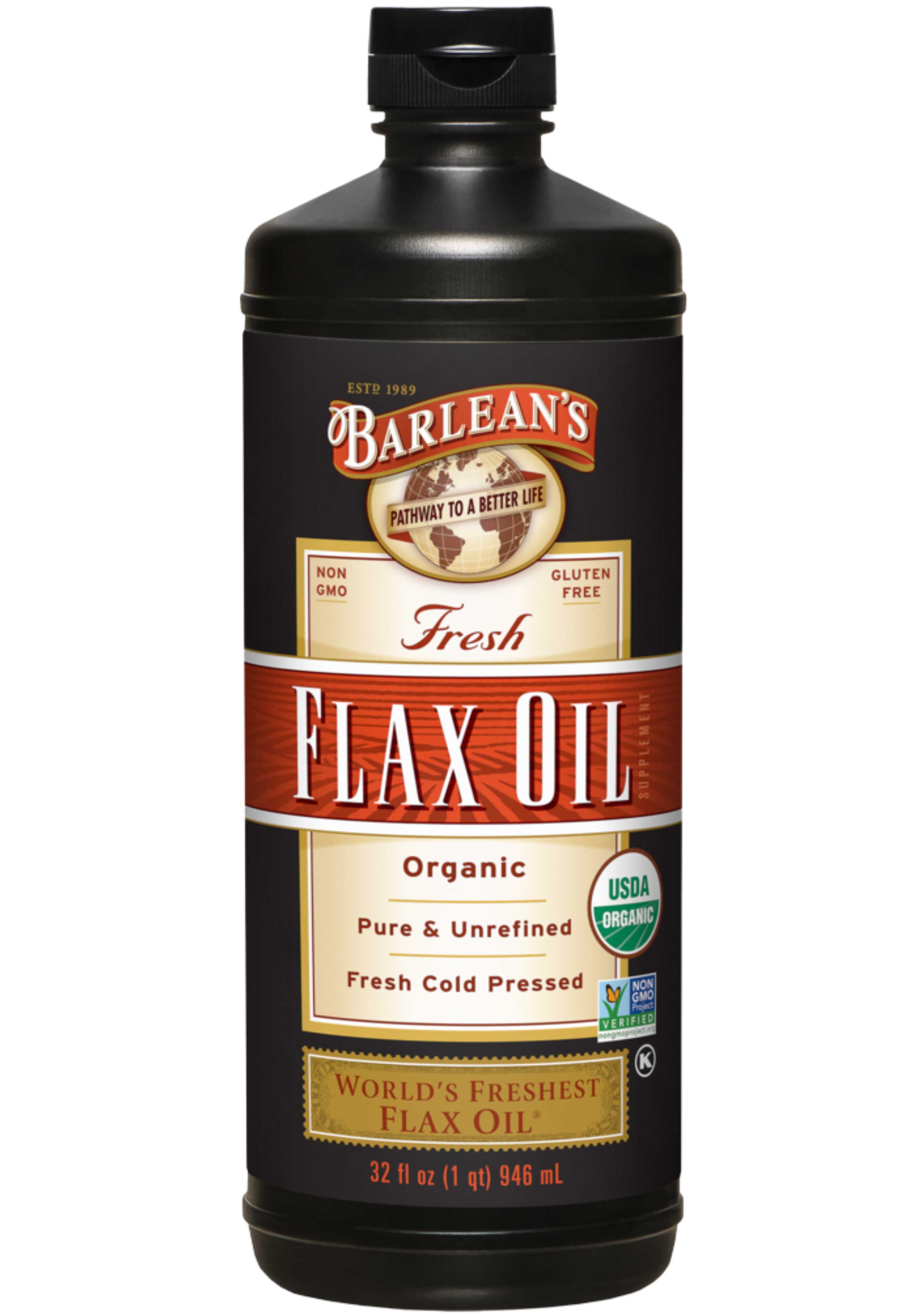 Barlean's Organic Oils Fresh Flax Oil Organic