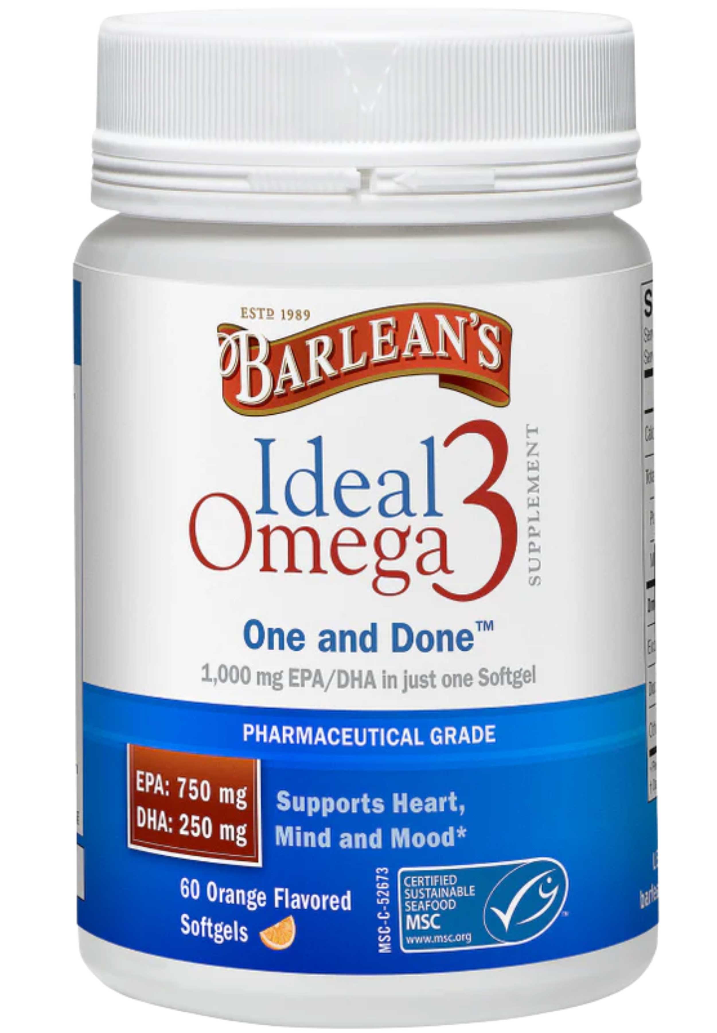 Barlean's Organic Oils Ideal Omega3