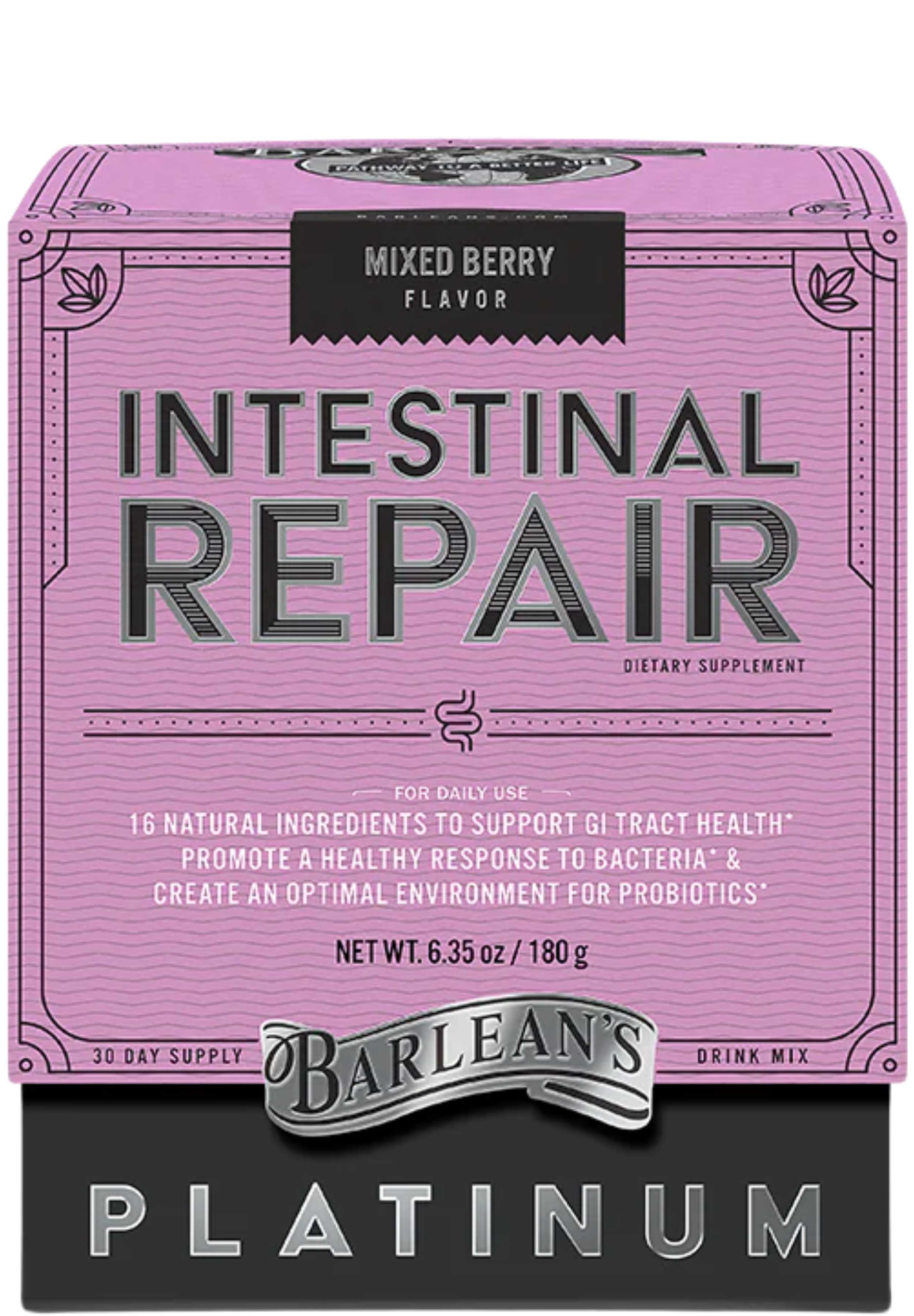 Barlean's Organic Oils Intestinal Repair Mixed Berry