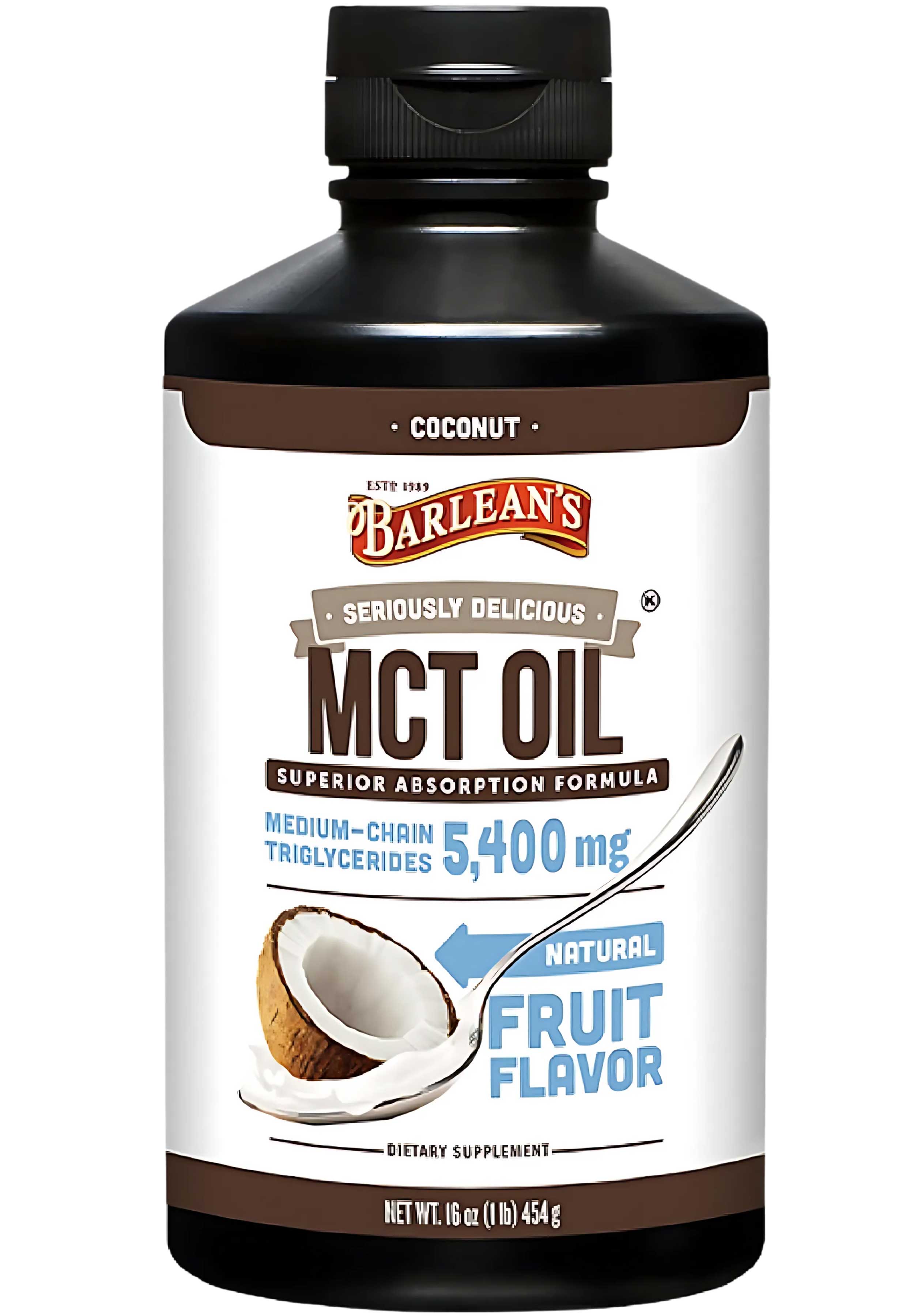 Barlean's Organic Oils Seriously Delicious MCT Oil - Coconut