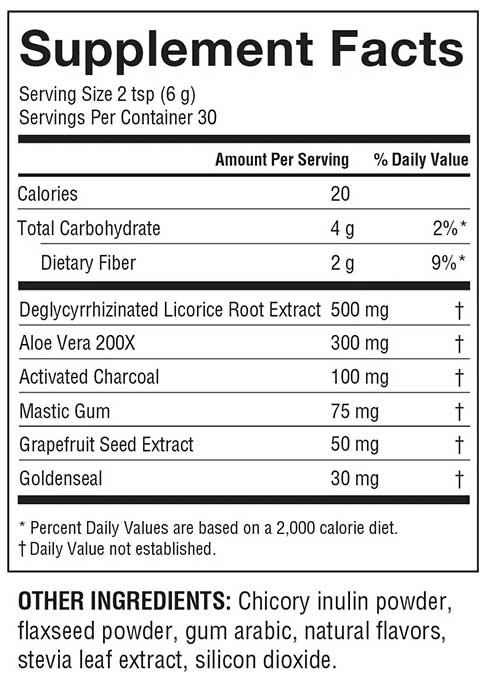 Barlean's Organic Oils Stomach Repair Vanilla Chai Ingredients