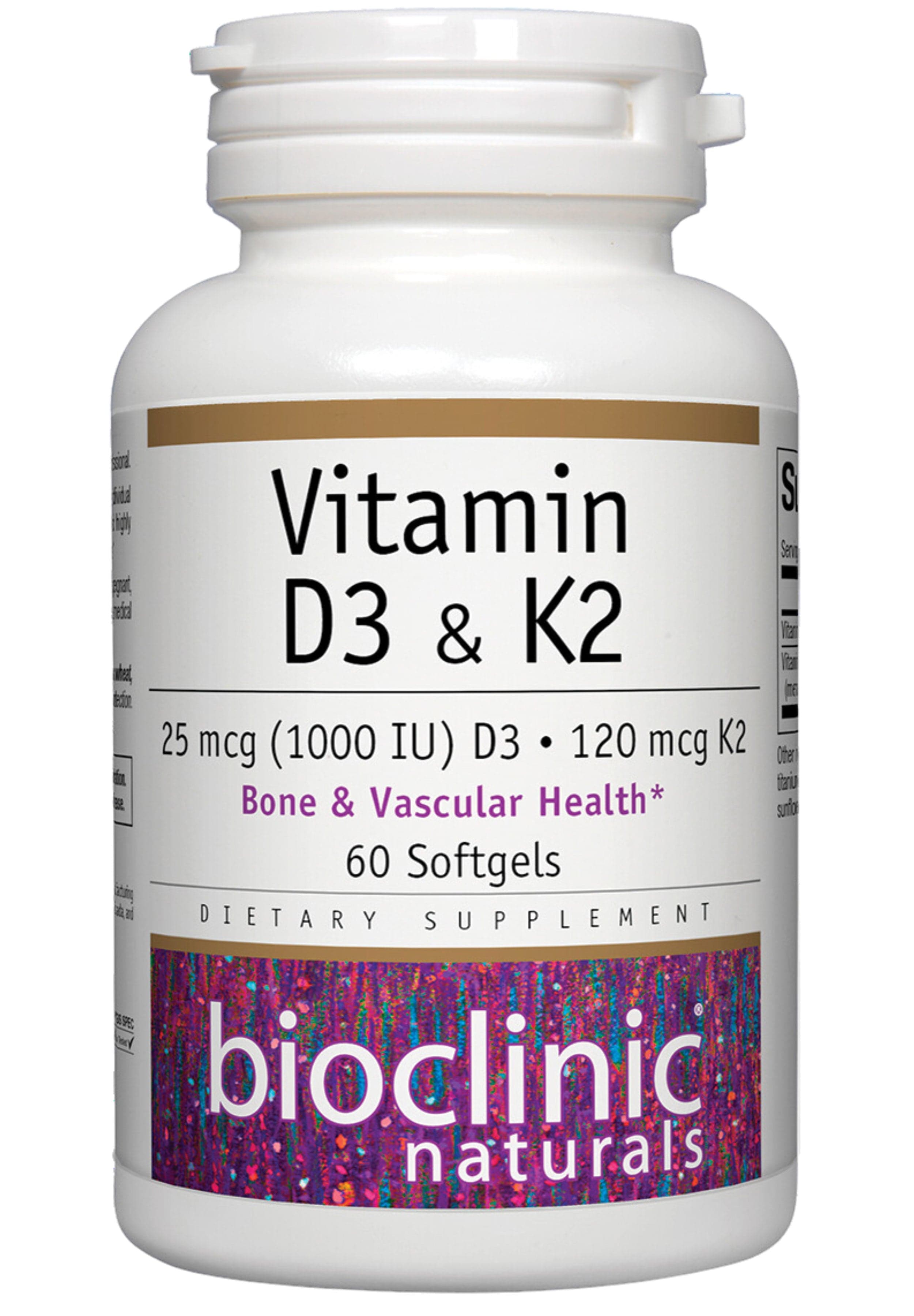 Bioclinic Naturals Vitamin D3 & K2