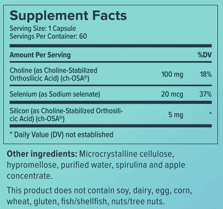 Biosil Healthy Aging Ingredients