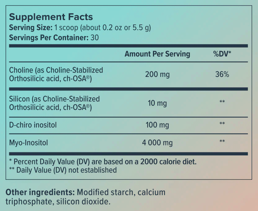 Biosil HerHarmony Beauty Blend Ingredients