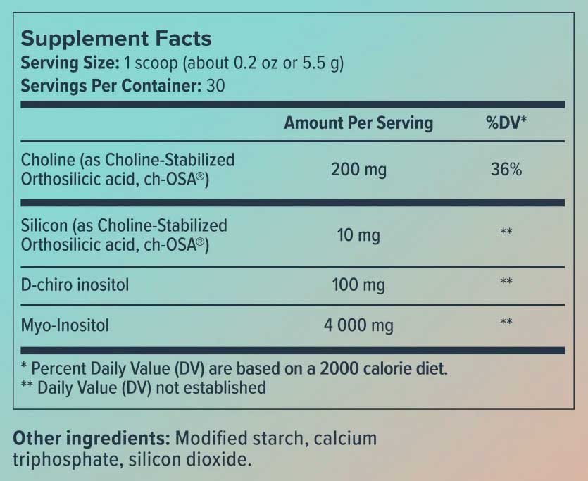 Biosil HerHarmony Beauty Blend Ingredients