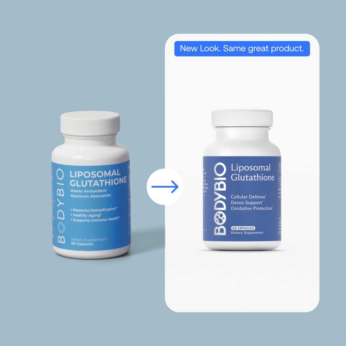 BodyBio Liposomal Glutathione New Look