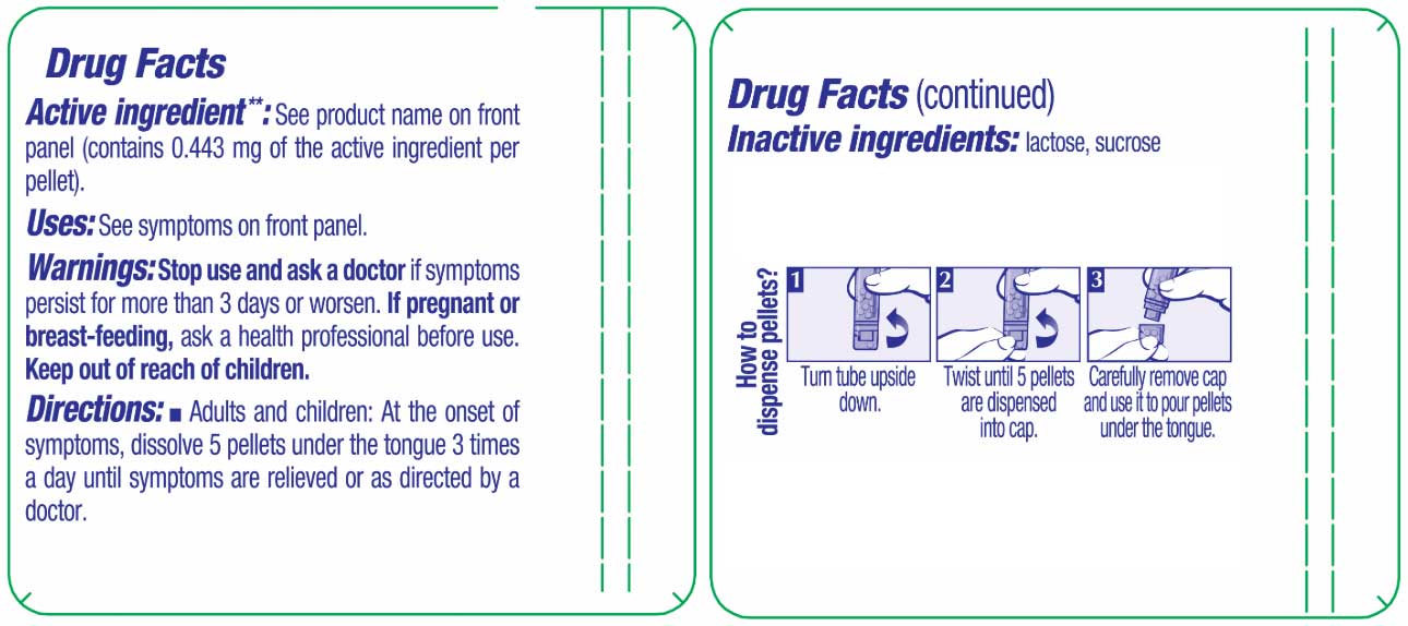Boiron Homeopathics Aconitum napellus Ingredients