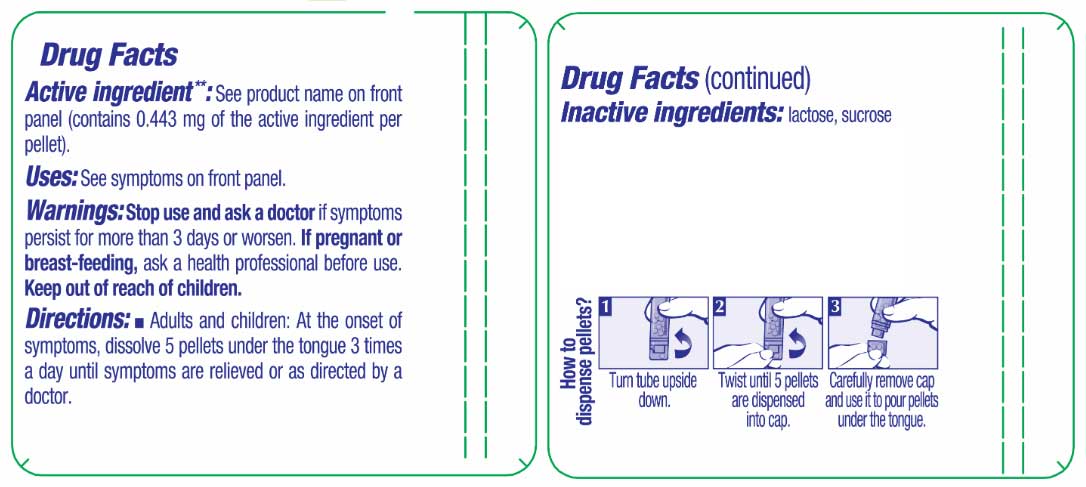 Boiron Homeopathics Argentum nitricum Ingredients
