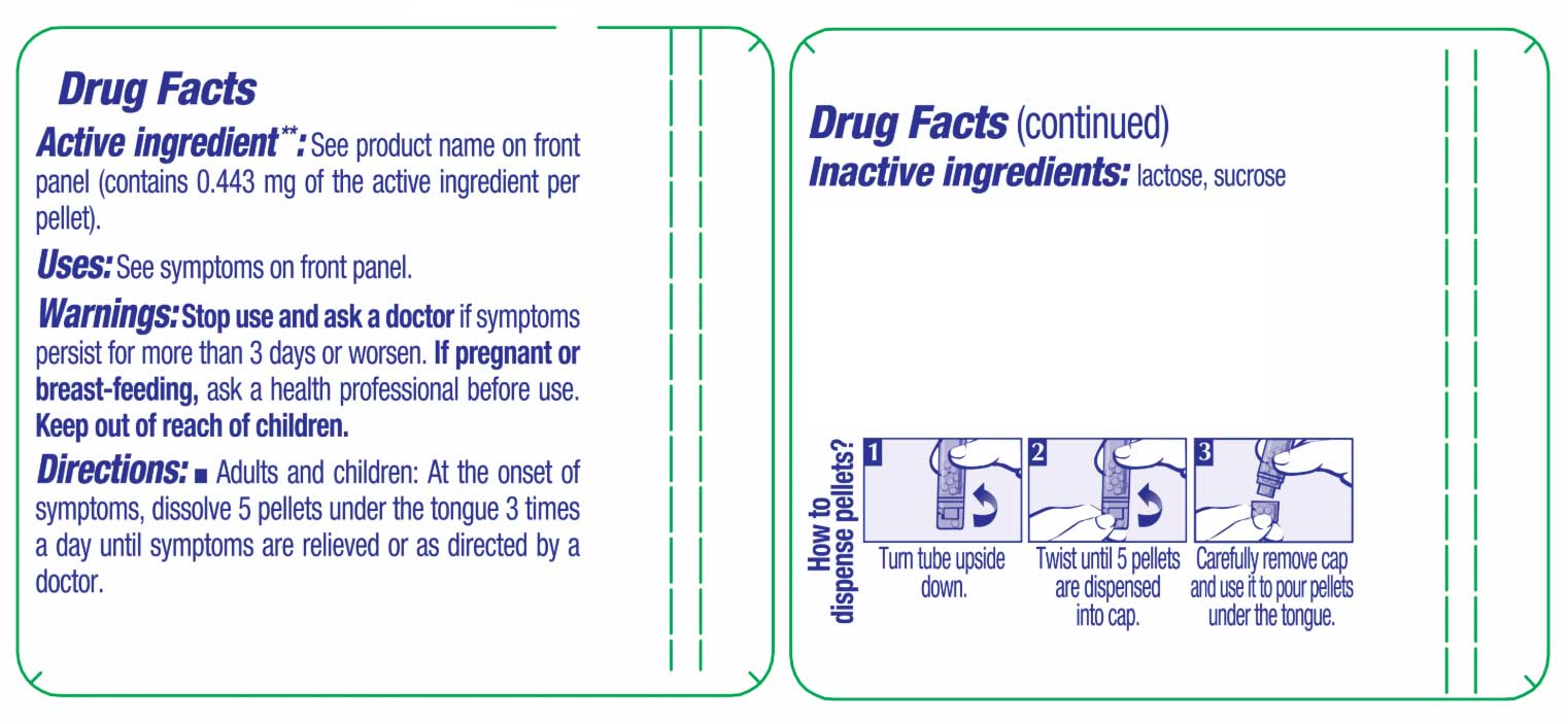 Boiron Homeopathics Calcarea Fluorica Ingredients