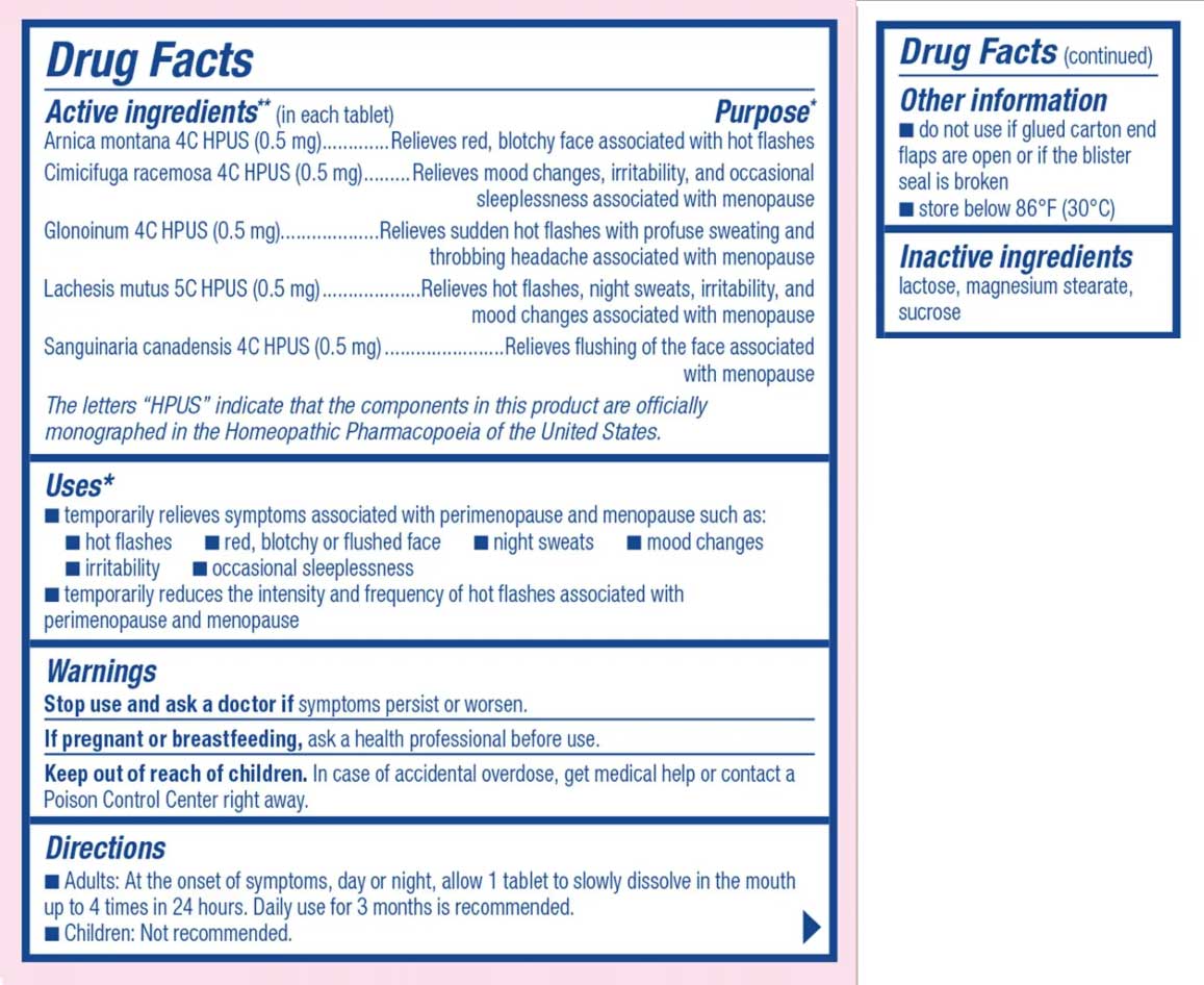 Boiron Homeopathics Cyclease Menopause Ingredients