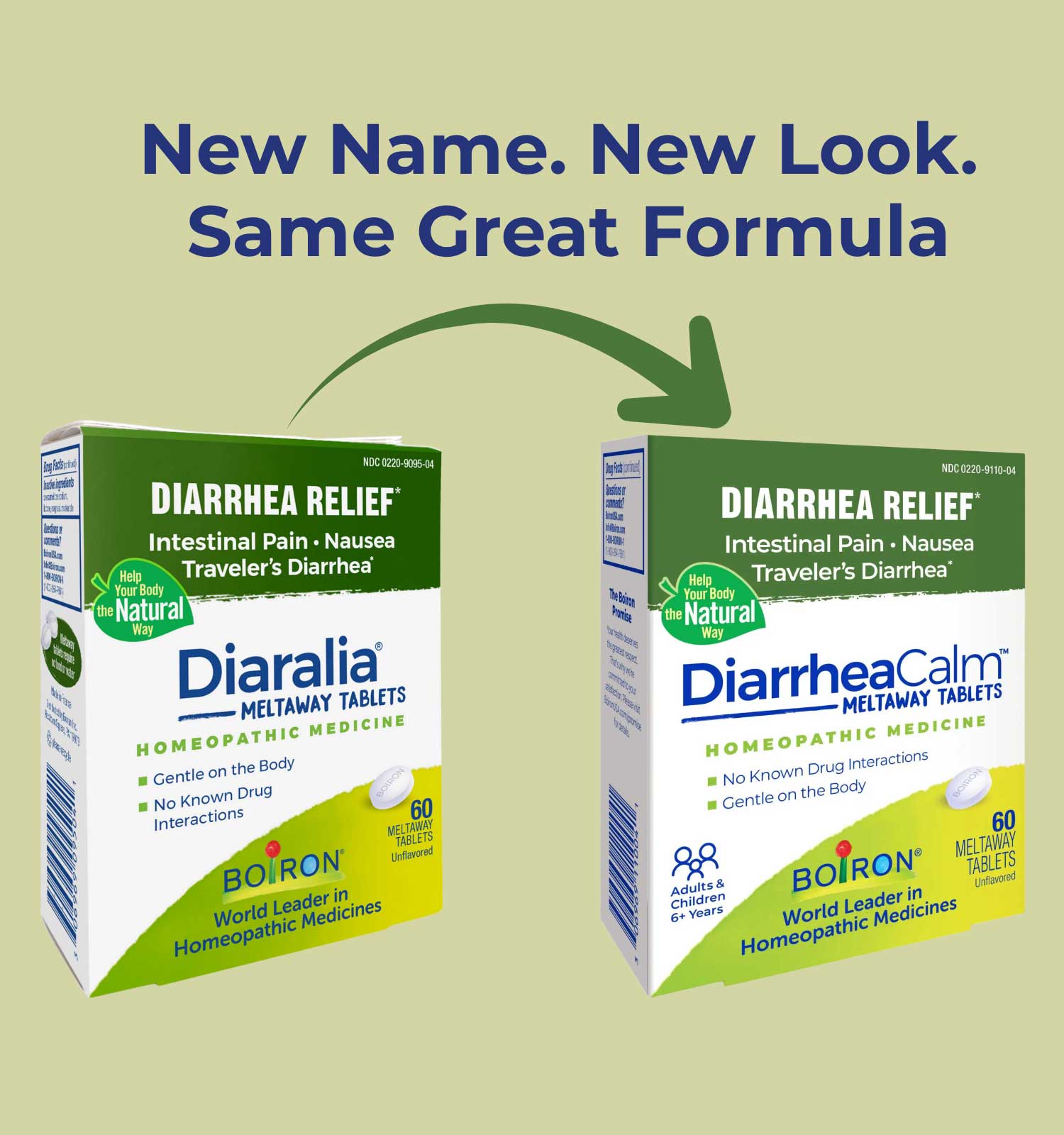 Boiron Homeopathics DiarrheaCalm (Formerly Diaralia) New Look
