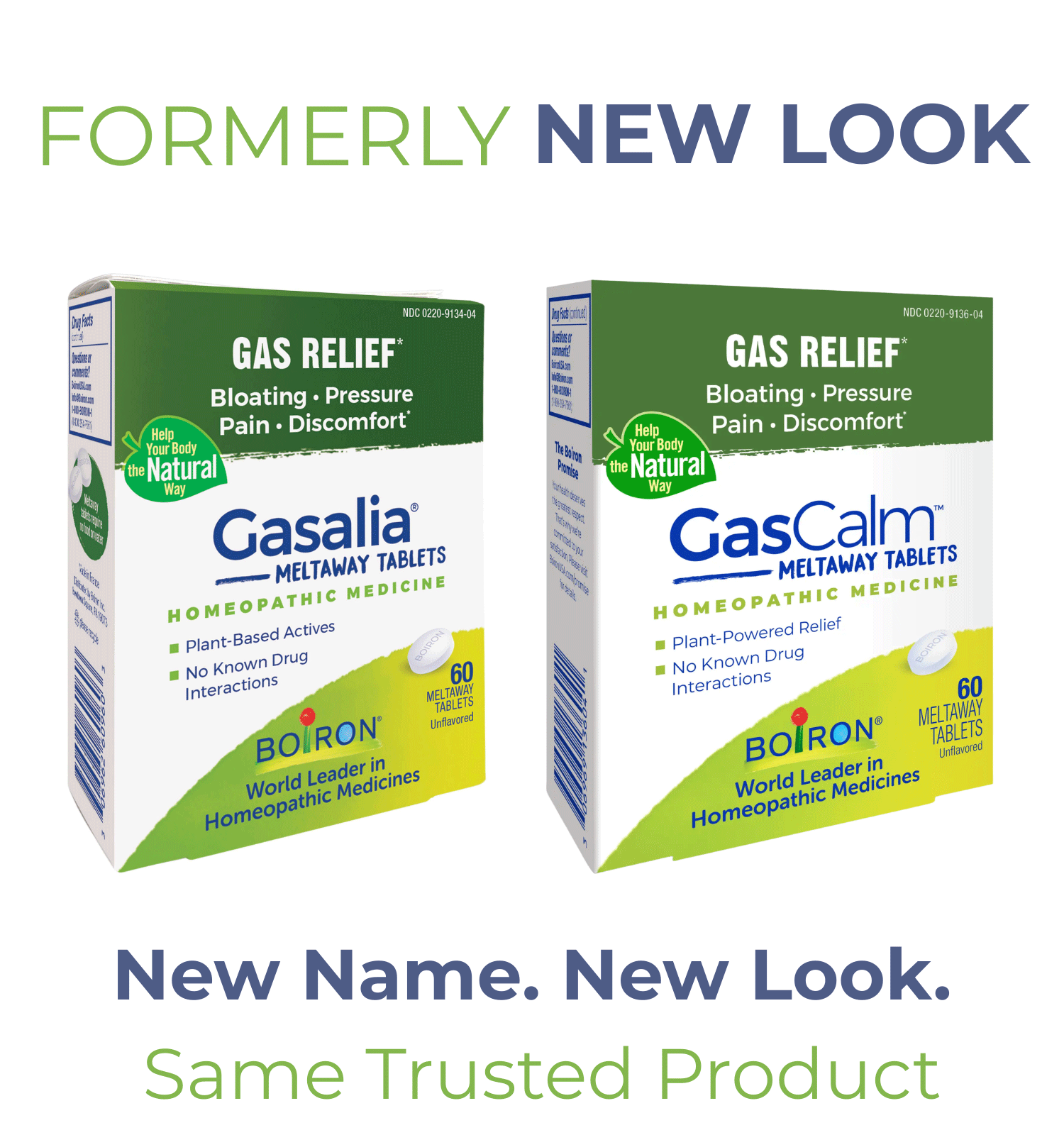 Boiron Homeopathics GasCalm (Formerly Gasalia) New Look
