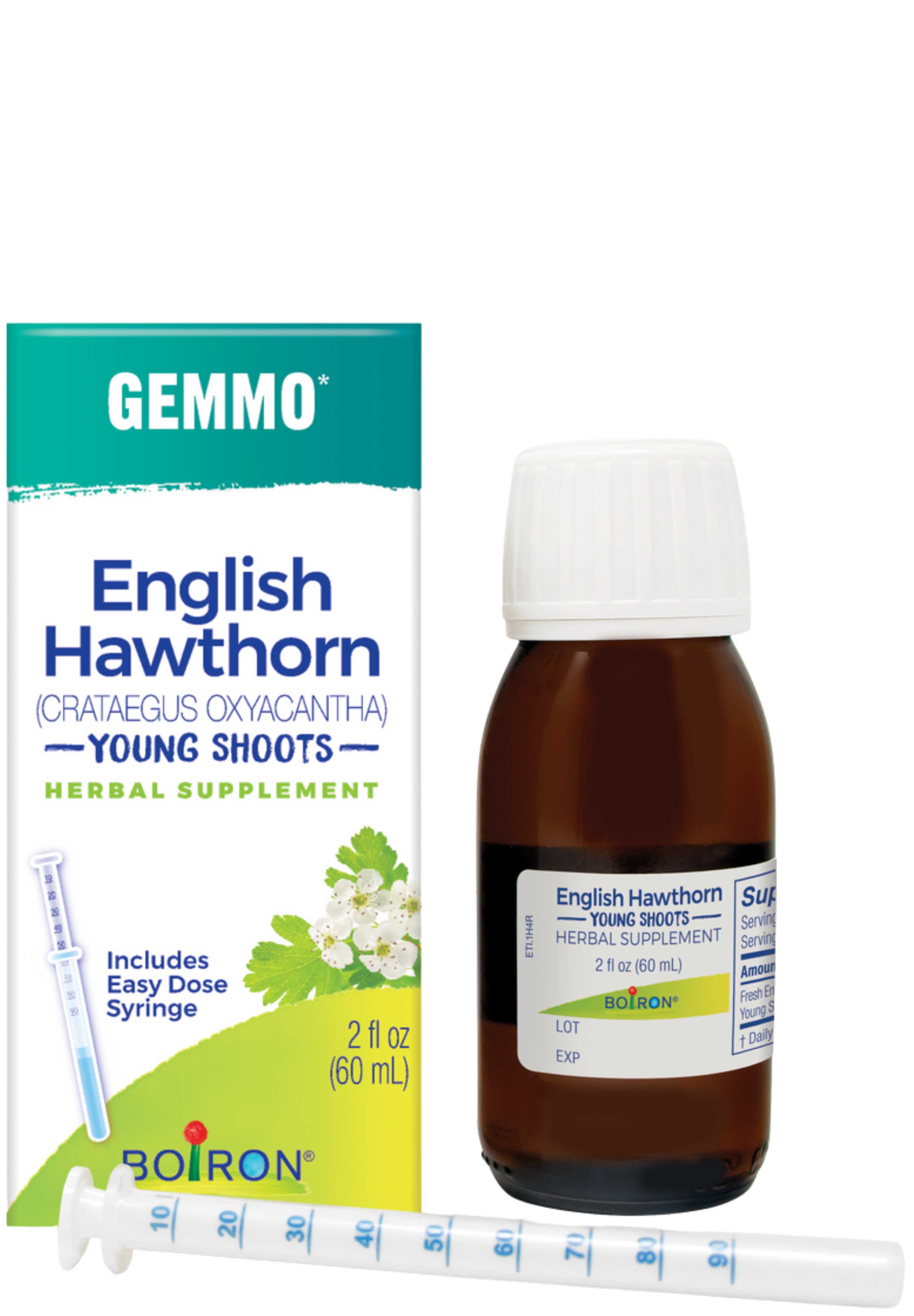 Boiron Homeopathics Gemmo English Hawthorn Young Shoots