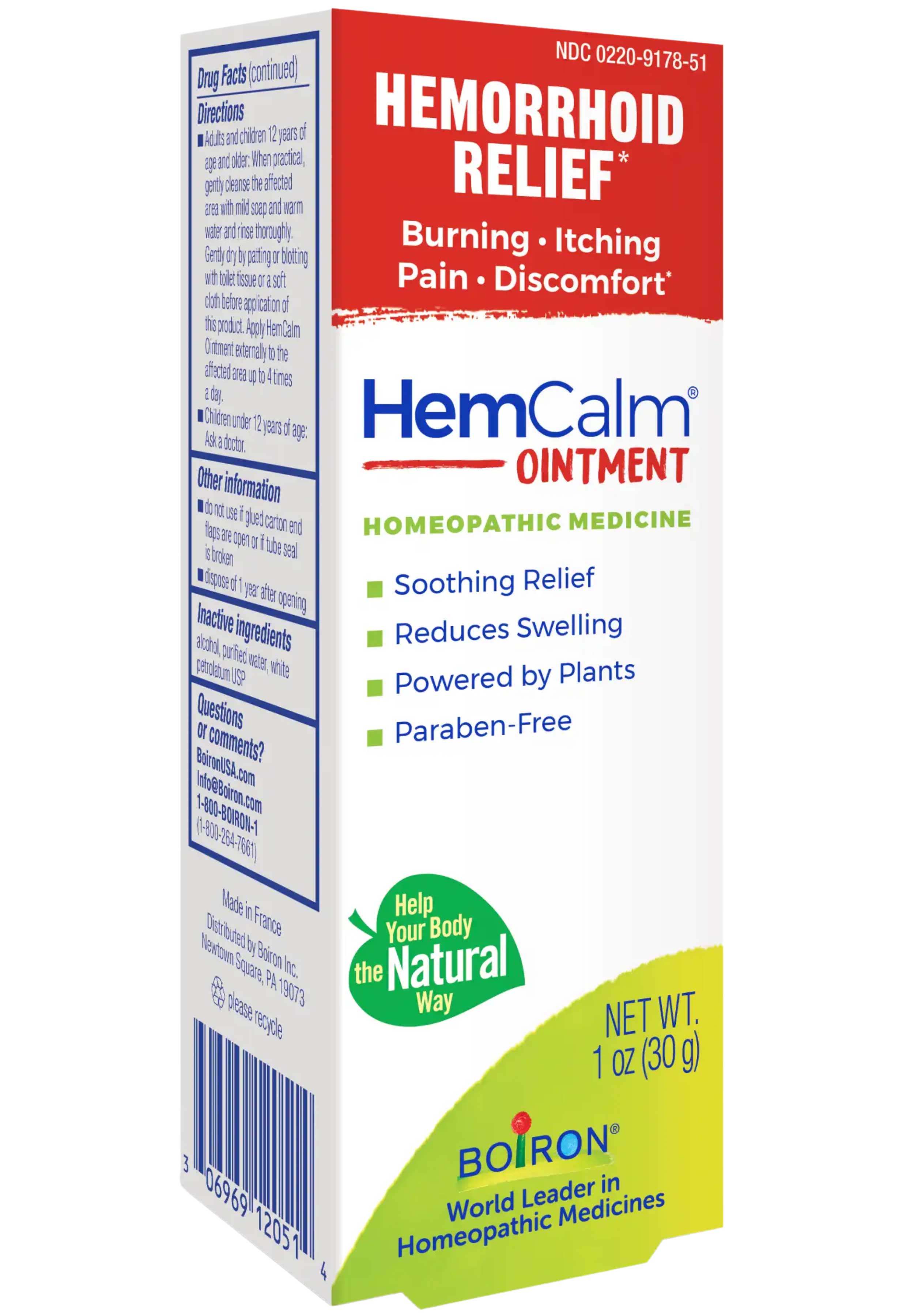 Boiron Homeopathics HemCalm Ointment