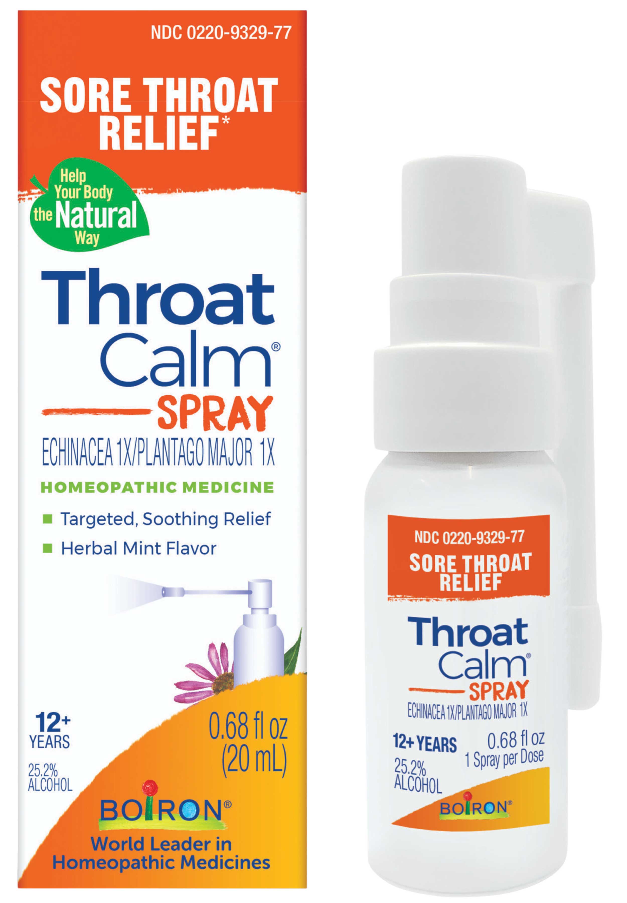 Boiron Homeopathics ThroatCalm Spray