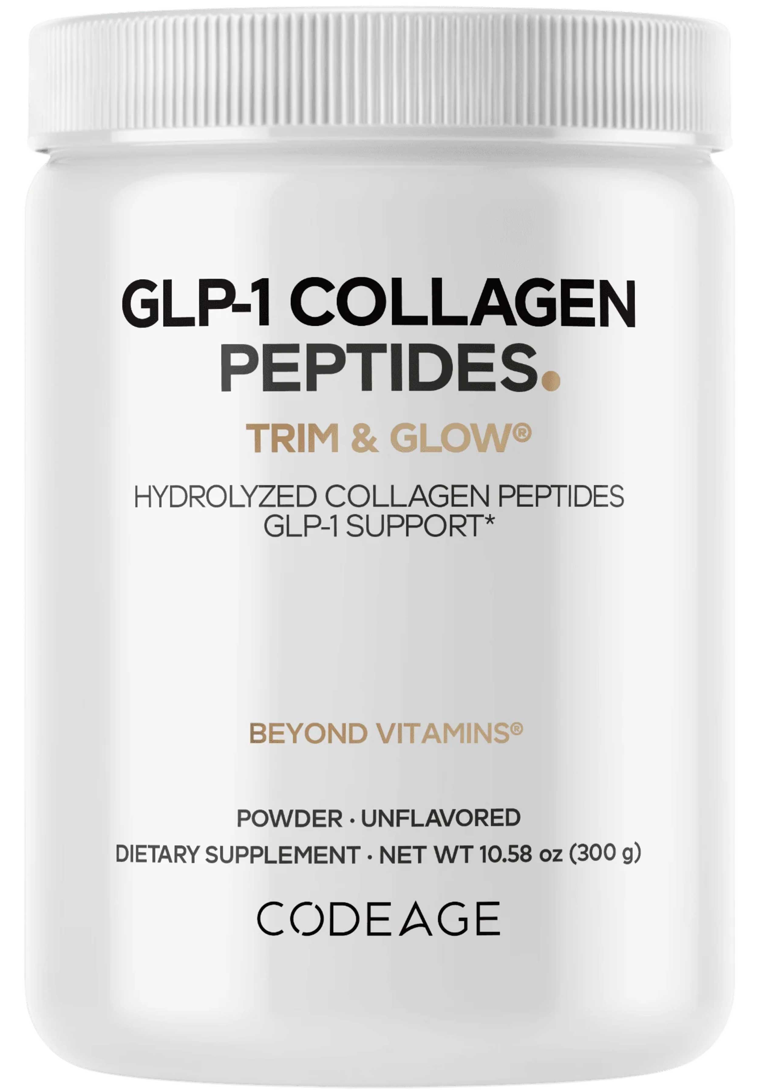 Codeage GLP-1 Collagen Peptides Powder
