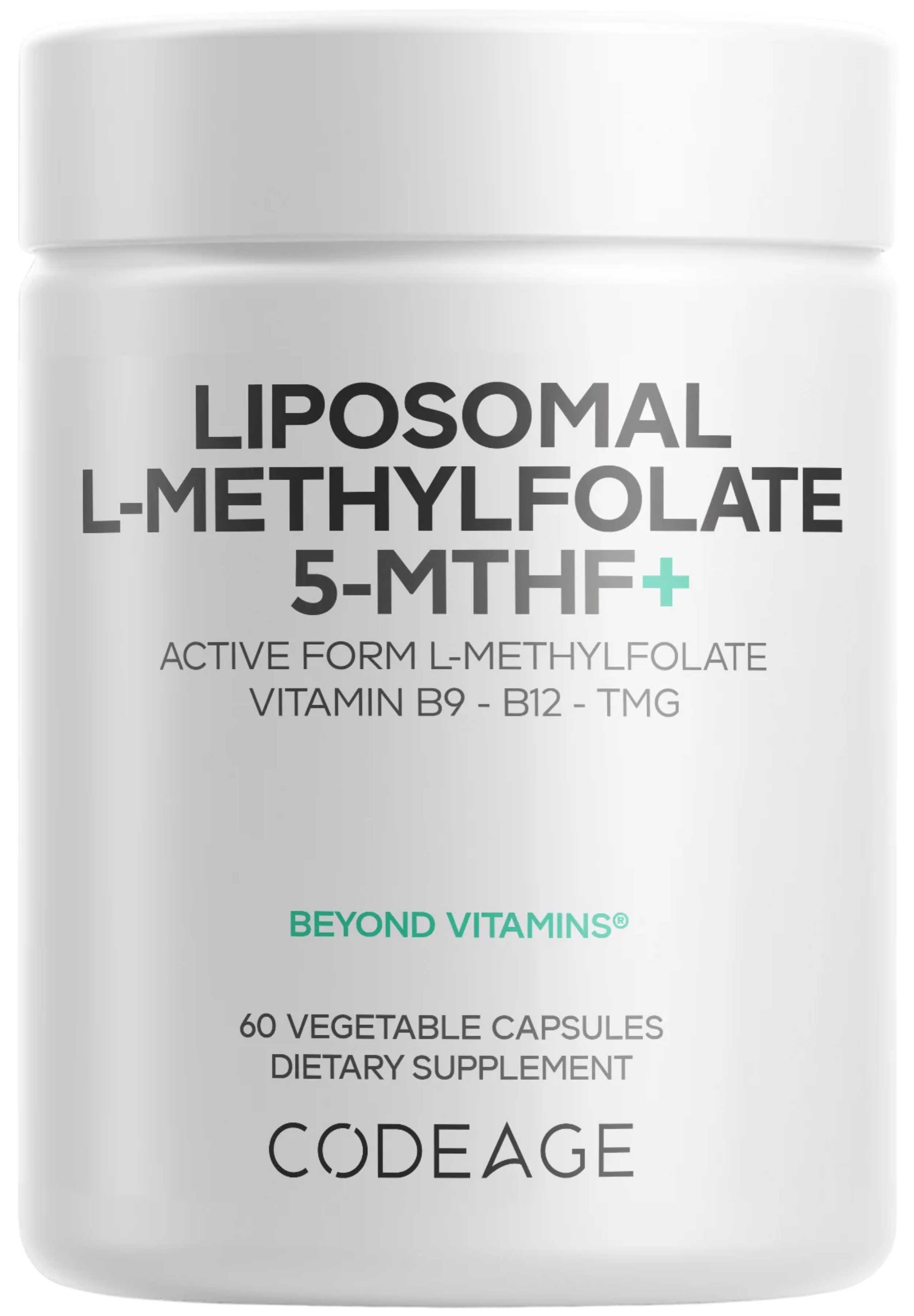 Codeage Liposomal L-Methylfolate 5-MTHF+