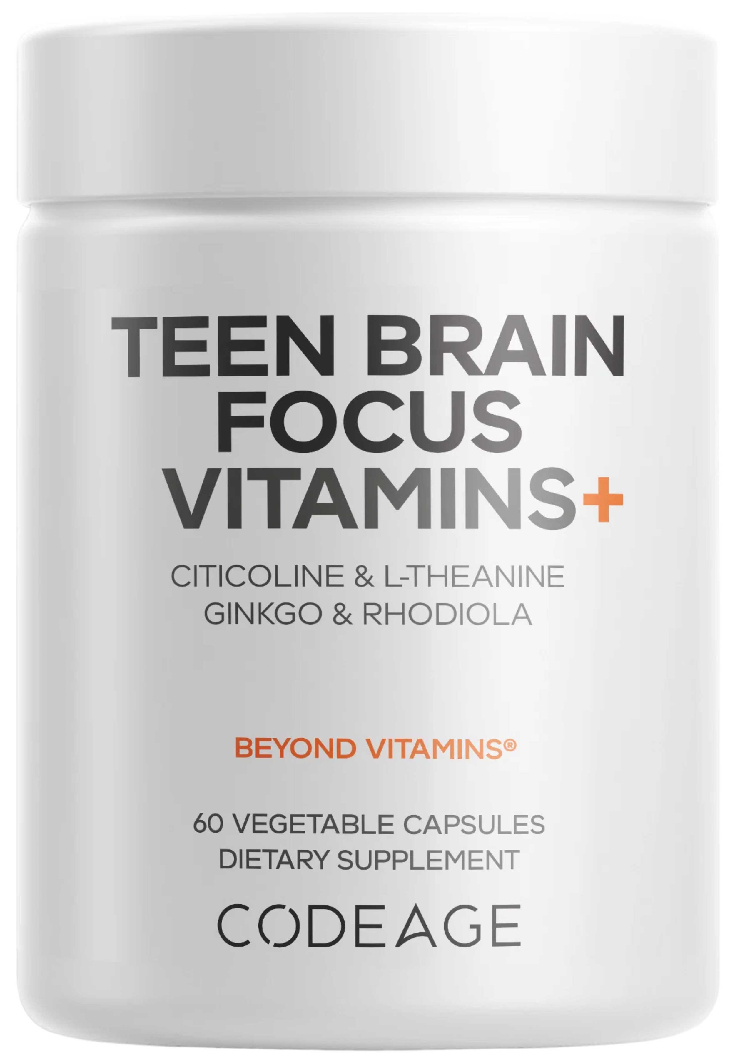 Codeage Teen Brain Focus Vitamins+