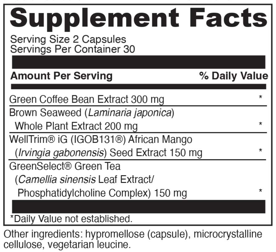 DaVinci Labs Adipo-Leptin Benefits Ingredients