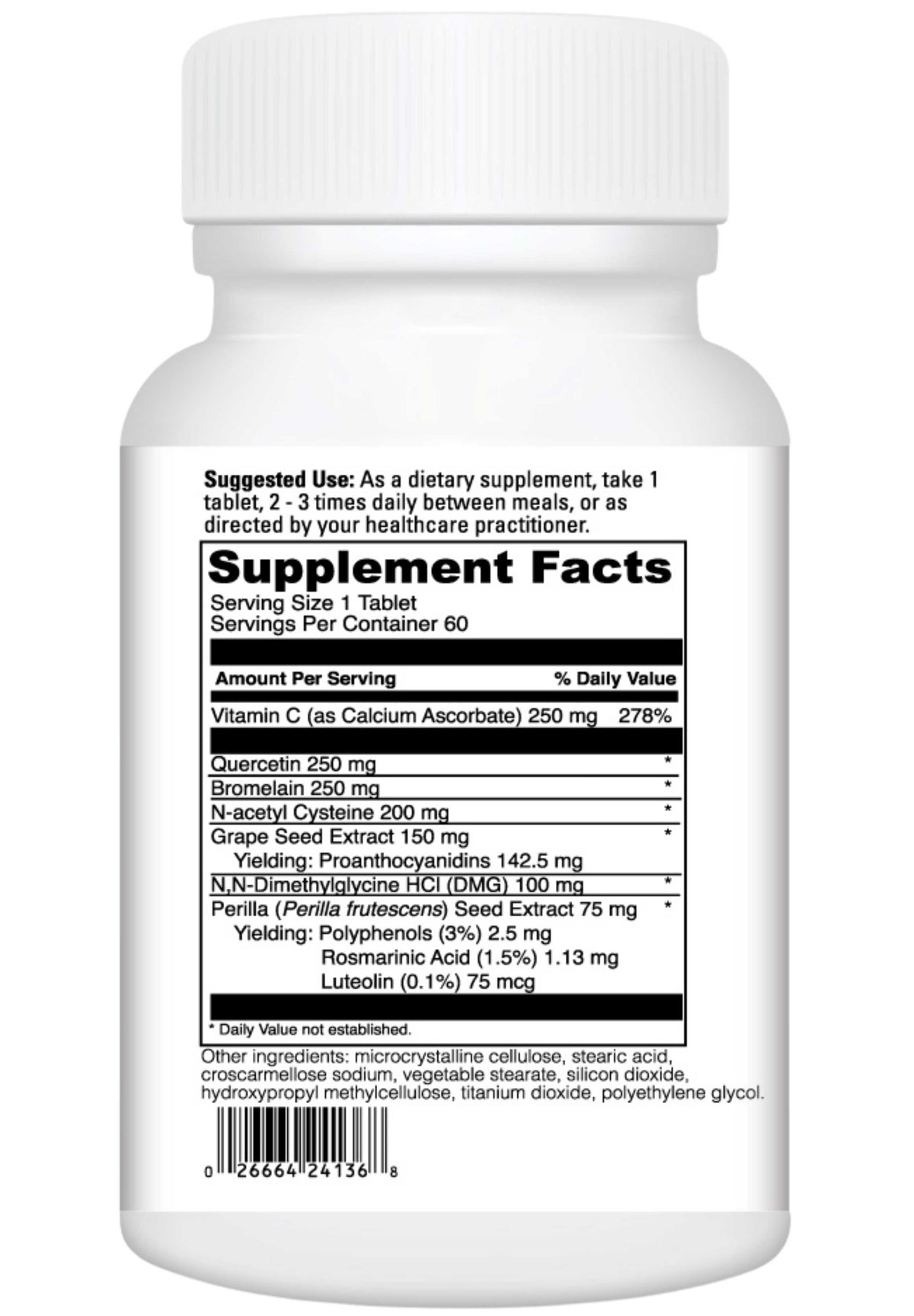 DaVinci Labs Aller-DMG Ingredients