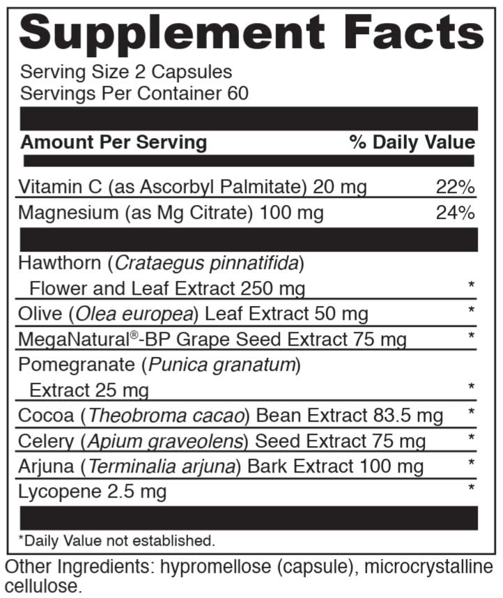 DaVinci Labs BP Elite Ingredients