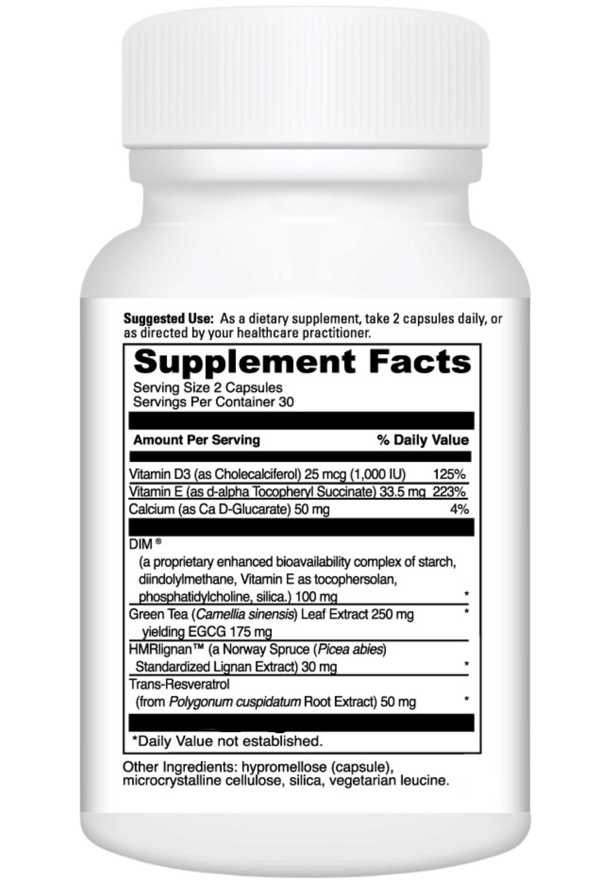 DaVinci Labs BioDIM Complex Ingredients