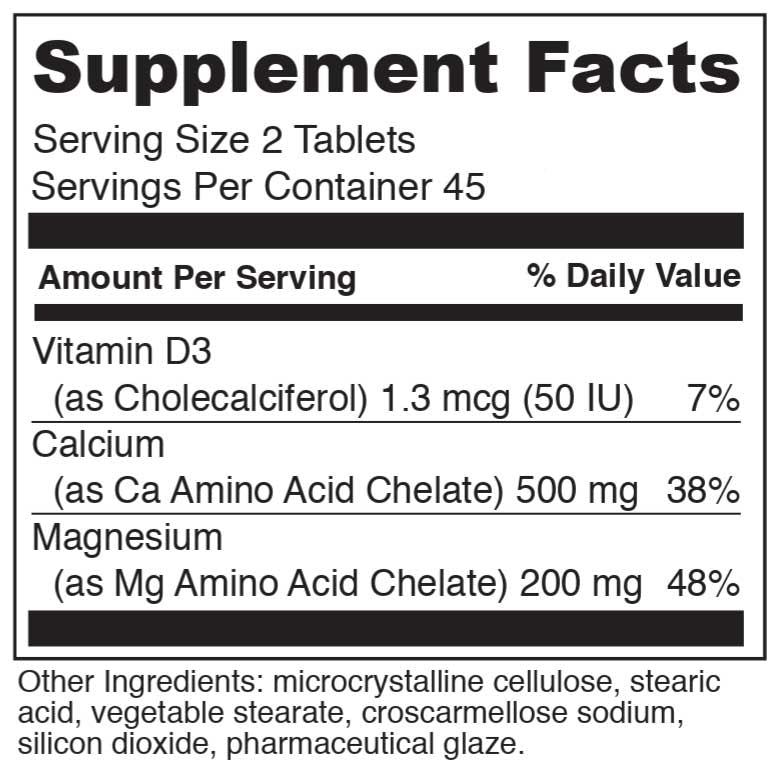 DaVinci Labs Cal Mag Ingredients