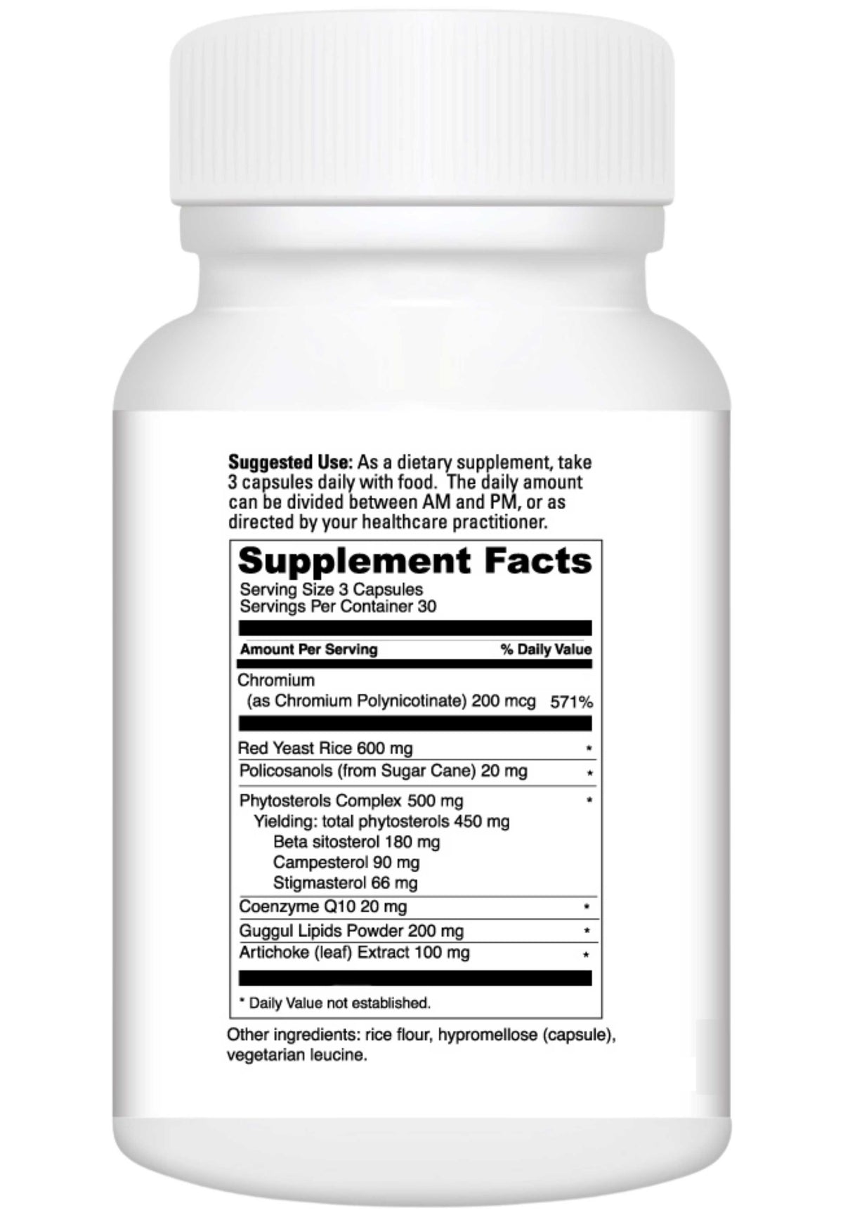 DaVinci Labs CholestSure Ingredients