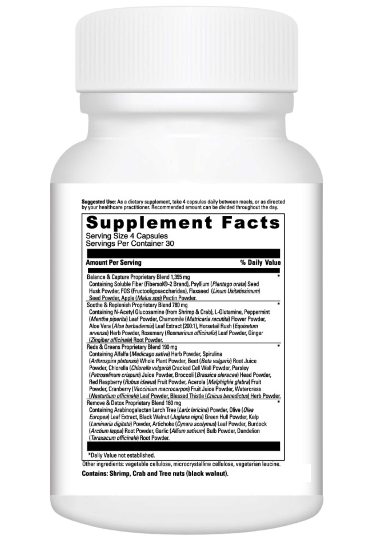 DaVinci Labs Clear G.I. Ingredients