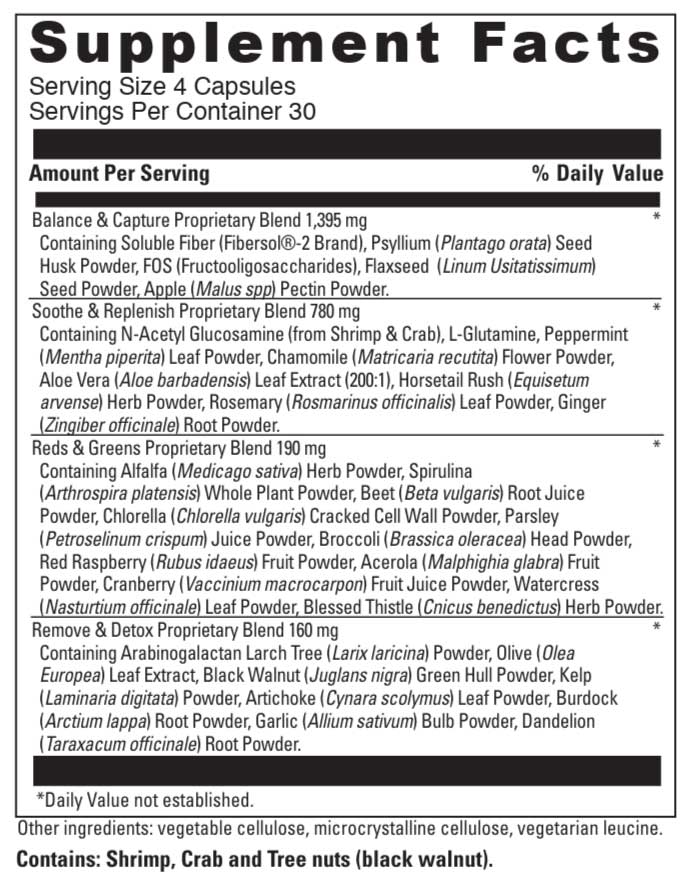 DaVinci Labs Clear G.I. Ingredients