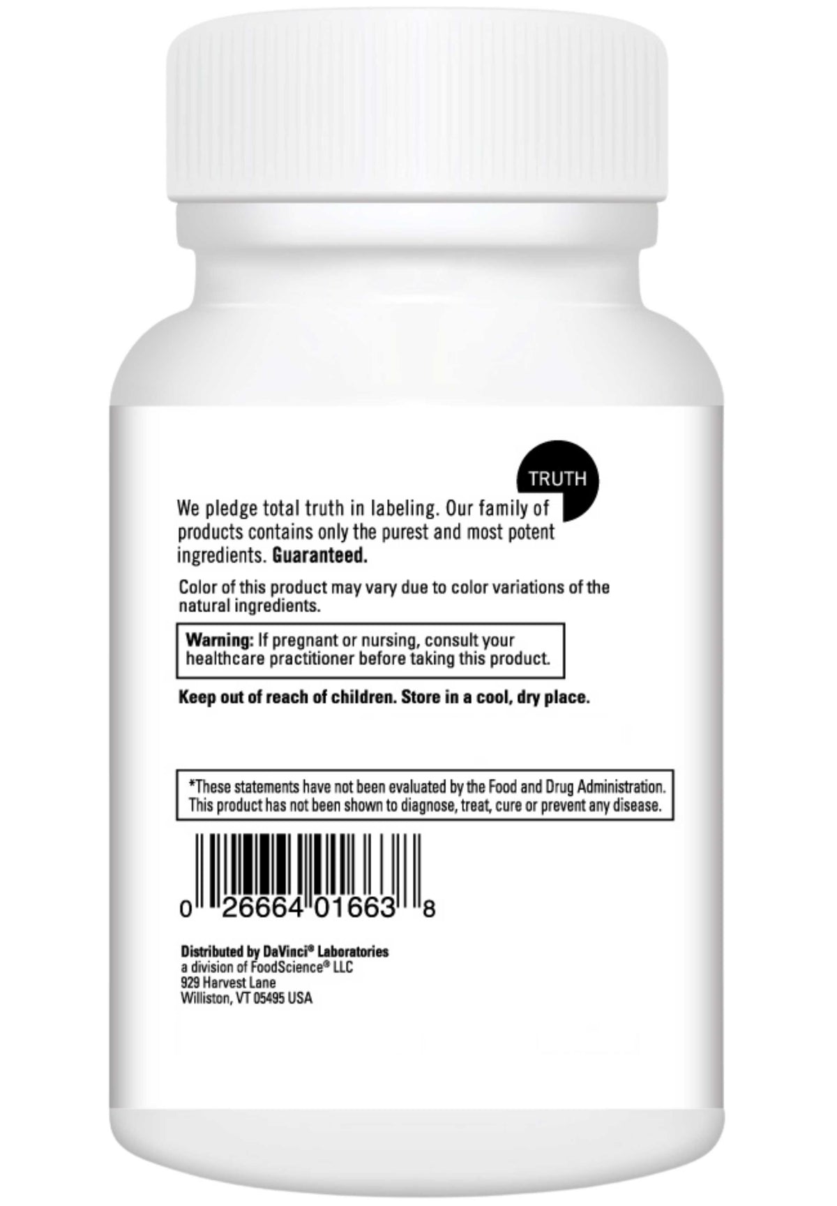 DaVinci Labs Hair, Skin & Nails Back