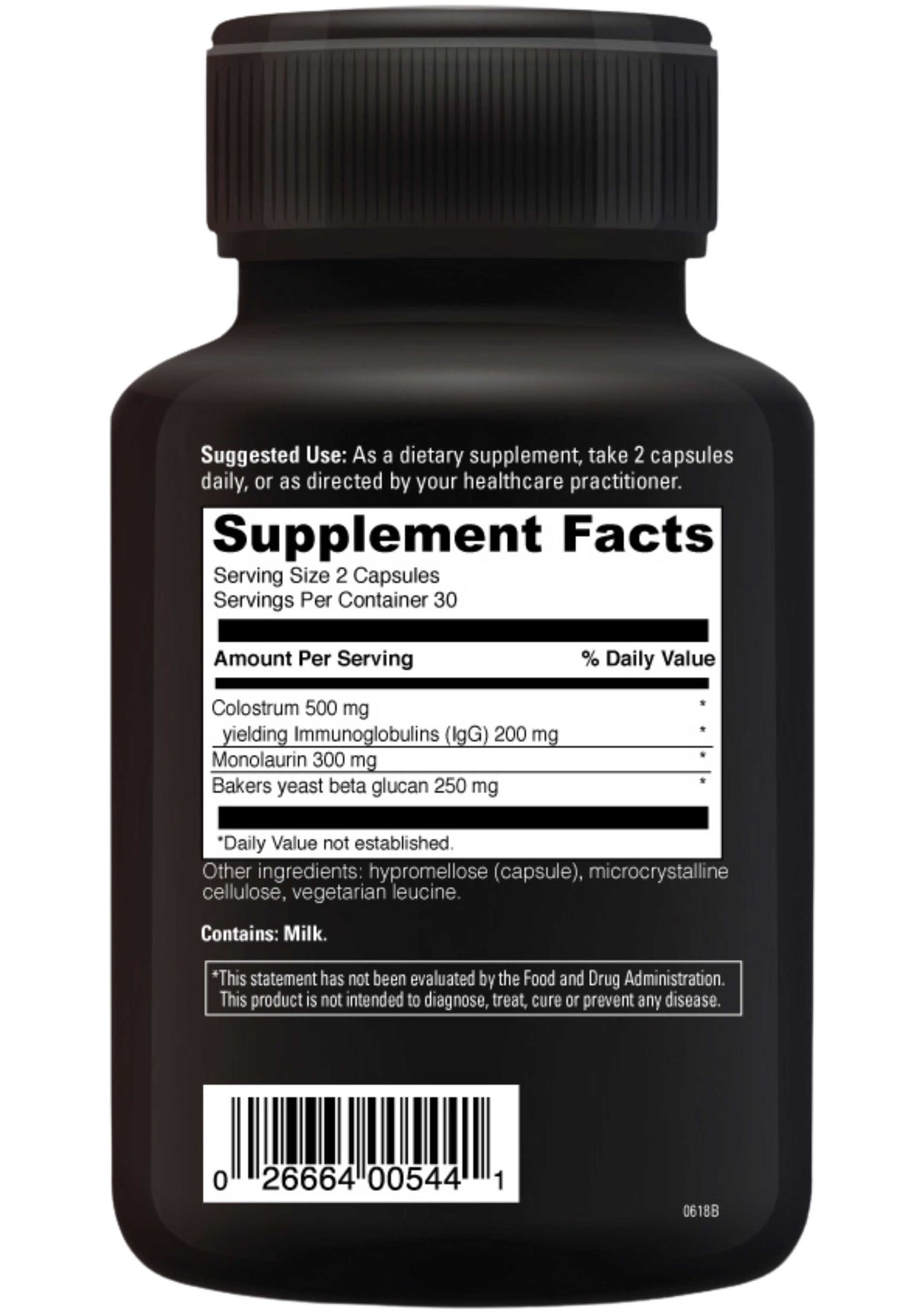 DaVinci Labs Immuno Benefits Ingredients
