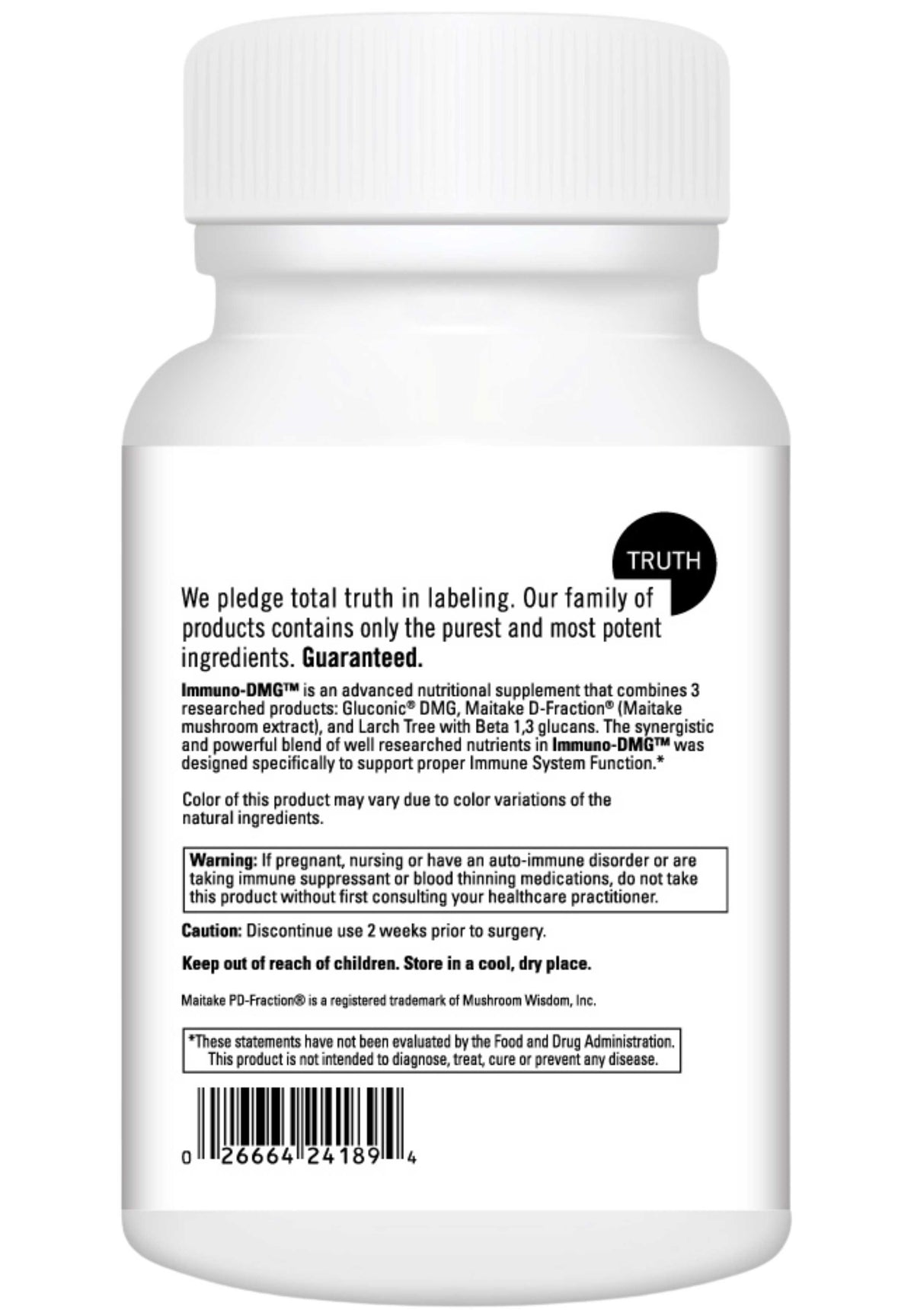 DaVinci Labs Immuno-DMG Back