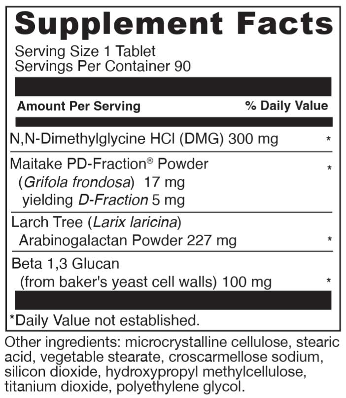 DaVinci Labs Immuno-DMG Ingredients
