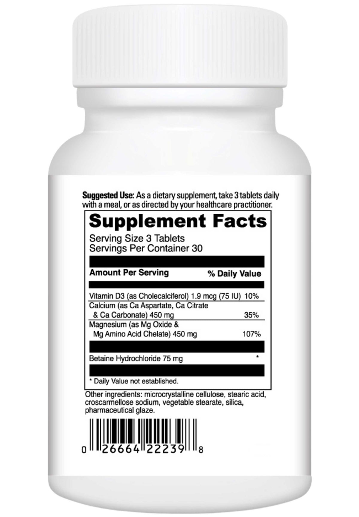 DaVinci Labs Multi-Source Cal Mag Ingredients