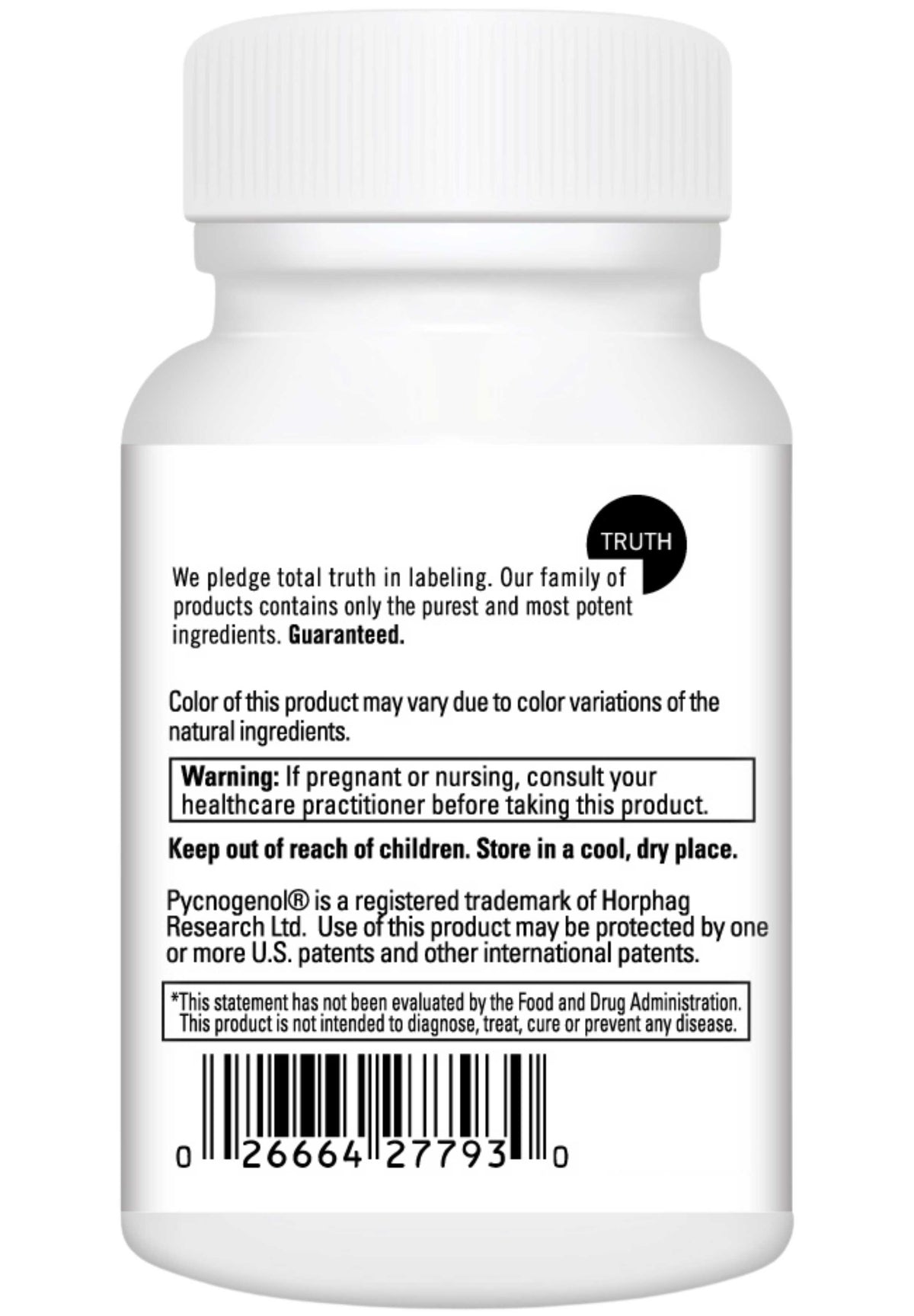 DaVinci Labs Pycnogenol-50 Back