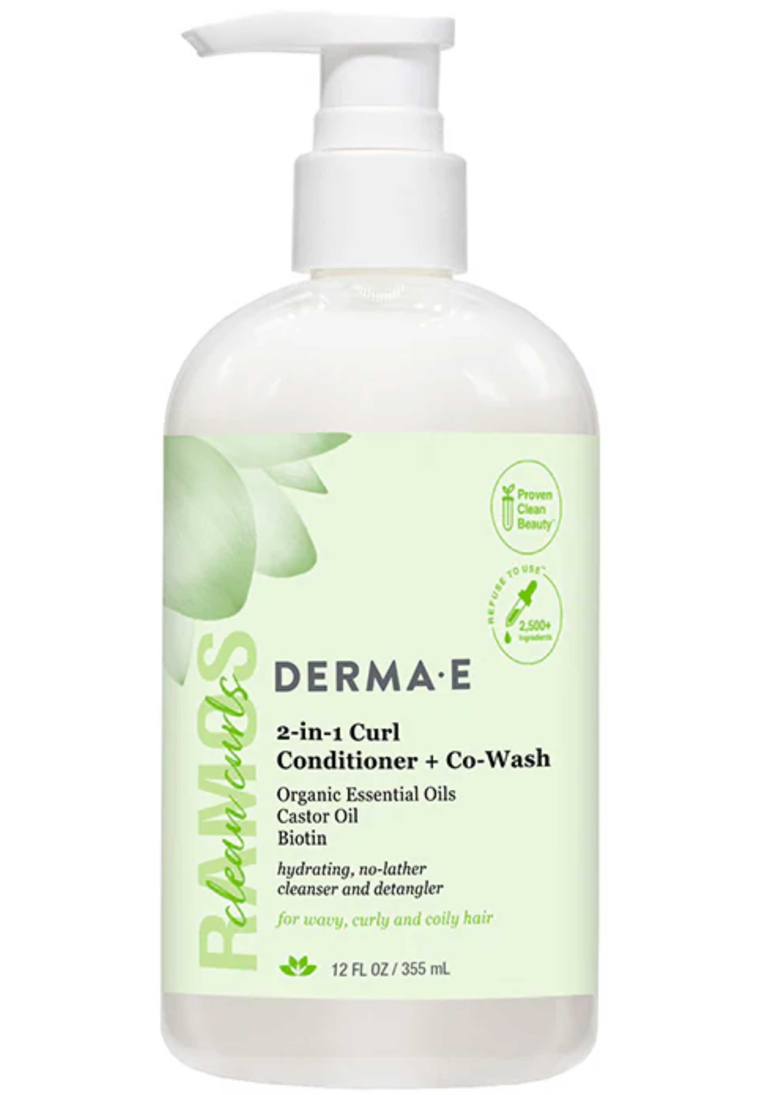 DermaE Natural Bodycare 2-in-1 Curl Conditioner + Co-Wash