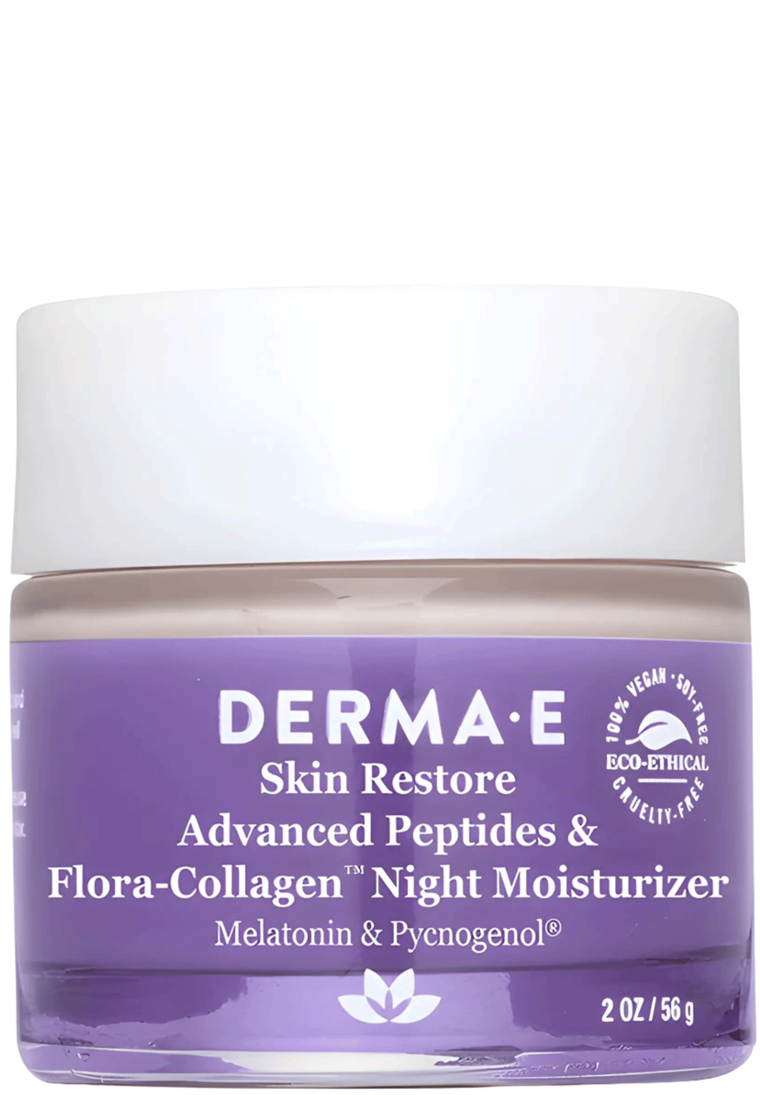 DermaE Natural Bodycare Advanced Peptides & Flora-Collagen Night