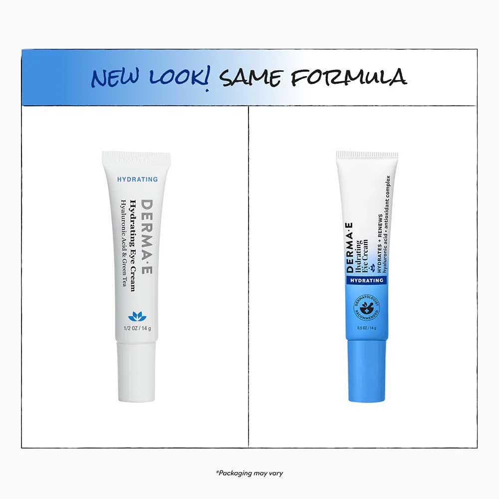 DermaE Natural Bodycare Hydrating Eye Cream New Look