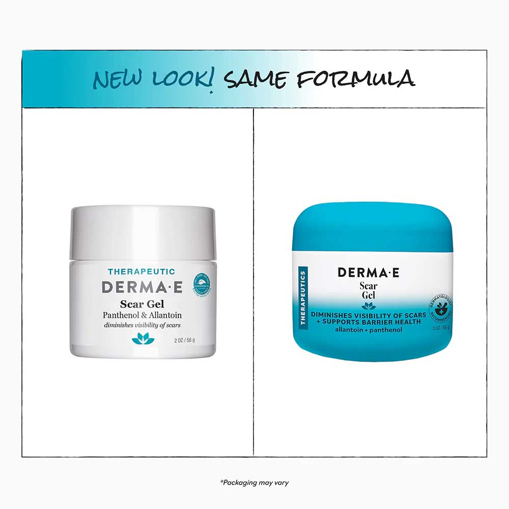 DermaE Natural Bodycare Scar Gel New Look