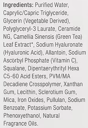 DermaE Natural Bodycare Ultra Hydrating Dewy Skin Serum Ingredients