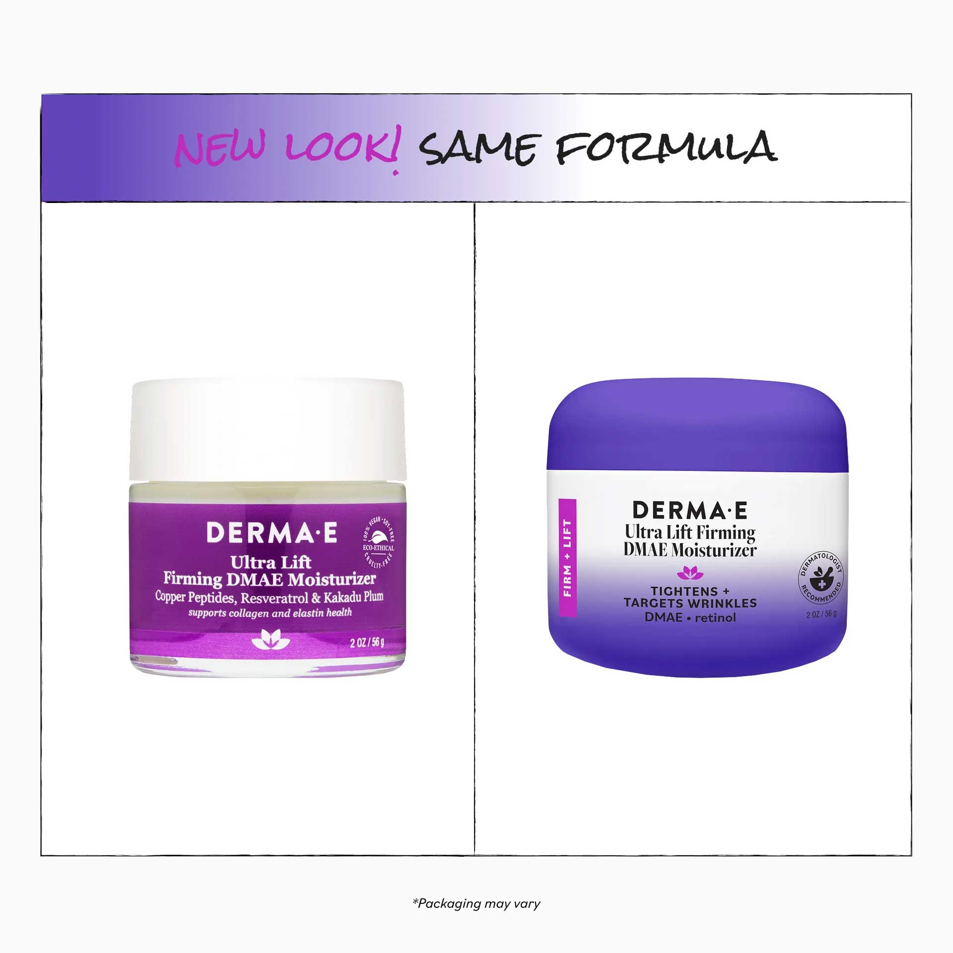 DermaE Natural Bodycare Ultra Lift Firming DMAE Moisturizer New Look