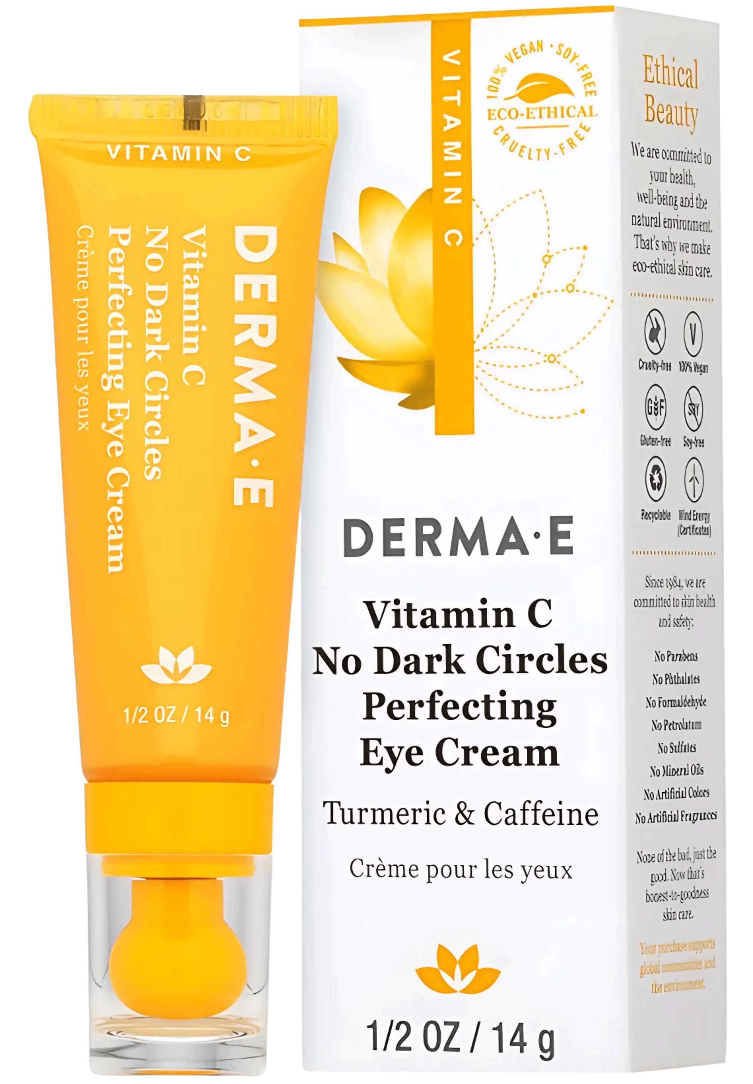 DermaE Natural Bodycare Vitamin C No Dark Circle Perfecting Eye Cream