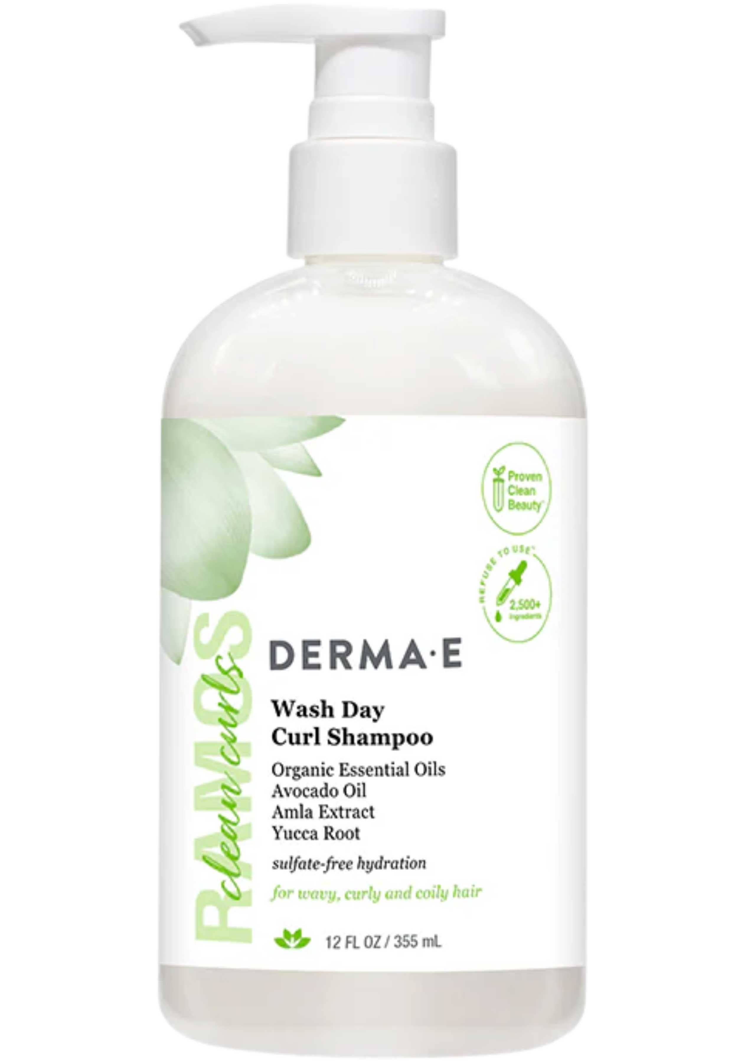 DermaE Natural Bodycare Wash Day Curl Shampoo