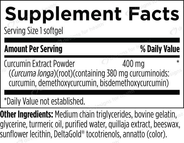 Designs For Sport Curcumin Complex Ingredients